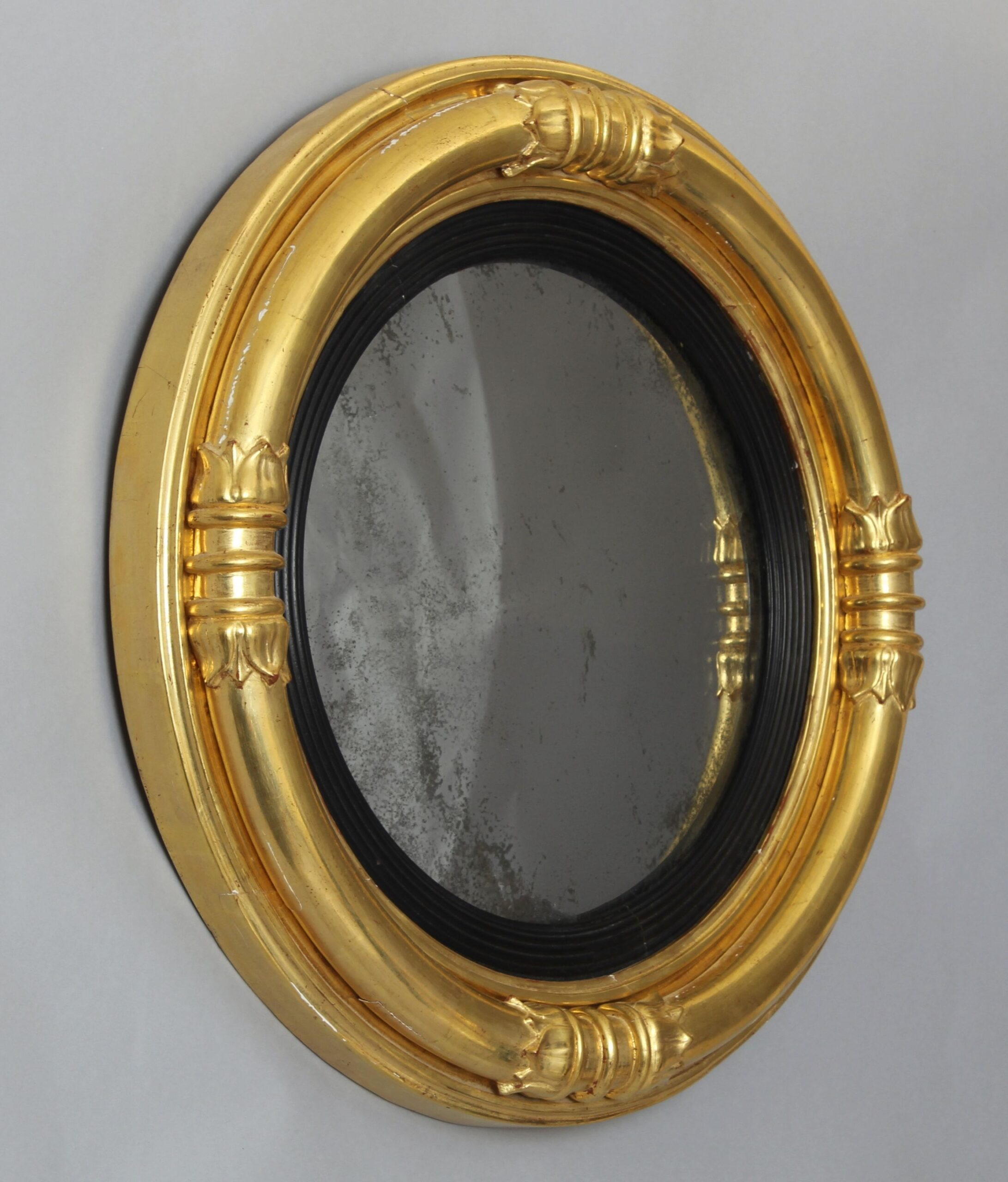 George IV period small convex mirror