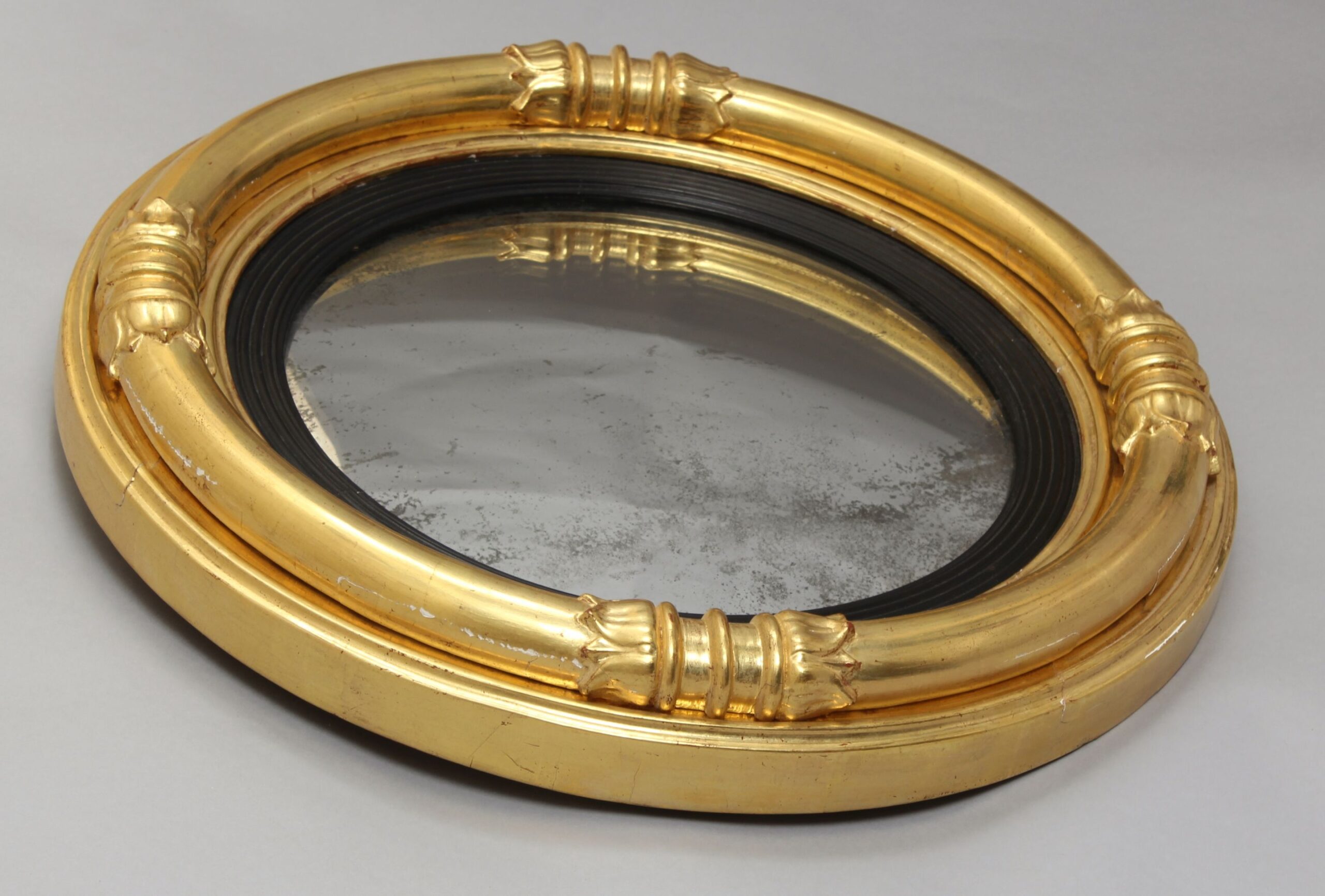 George IV period small convex mirror