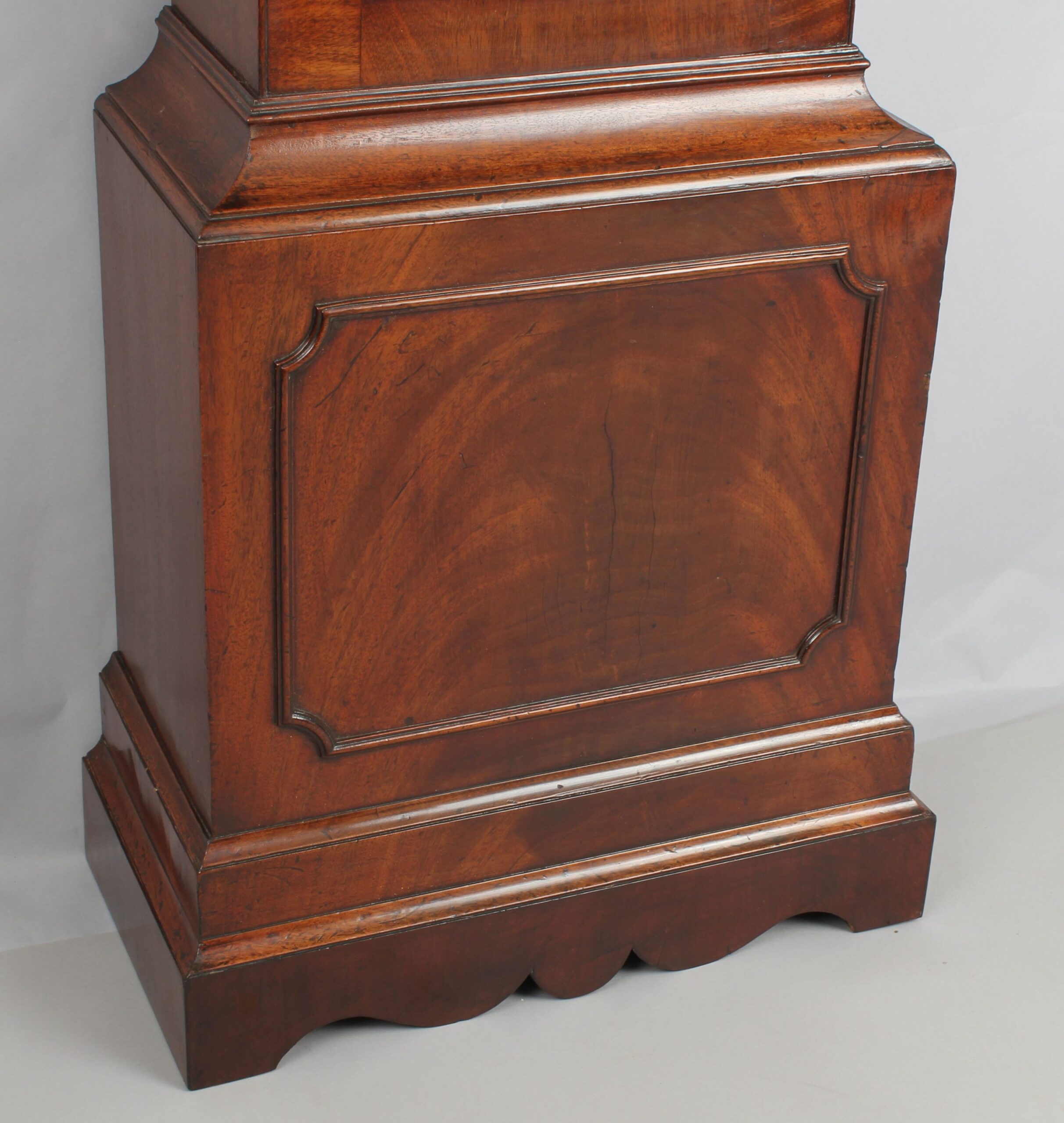 George III period mahogany long-case clock by John Vidion of Faversham