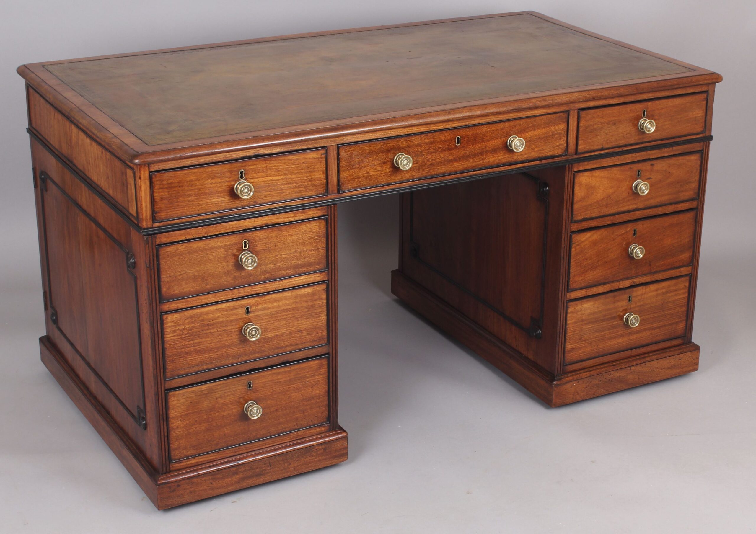 George IV period mahogany partners’ desk