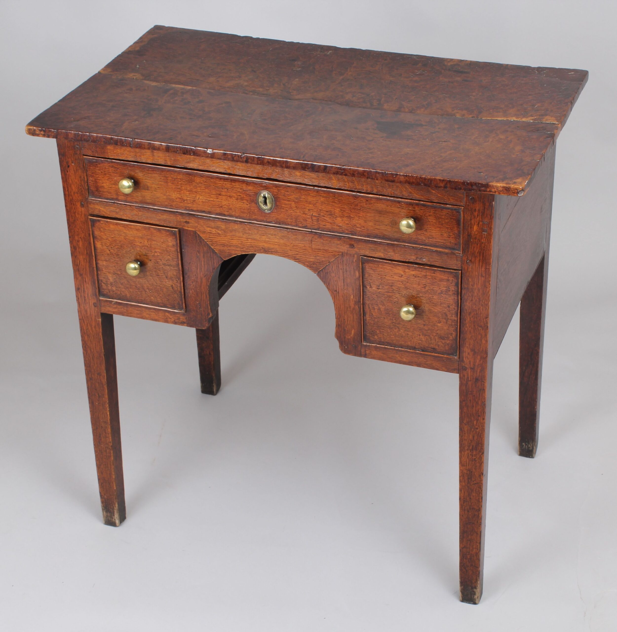 George III period burr oak side-table