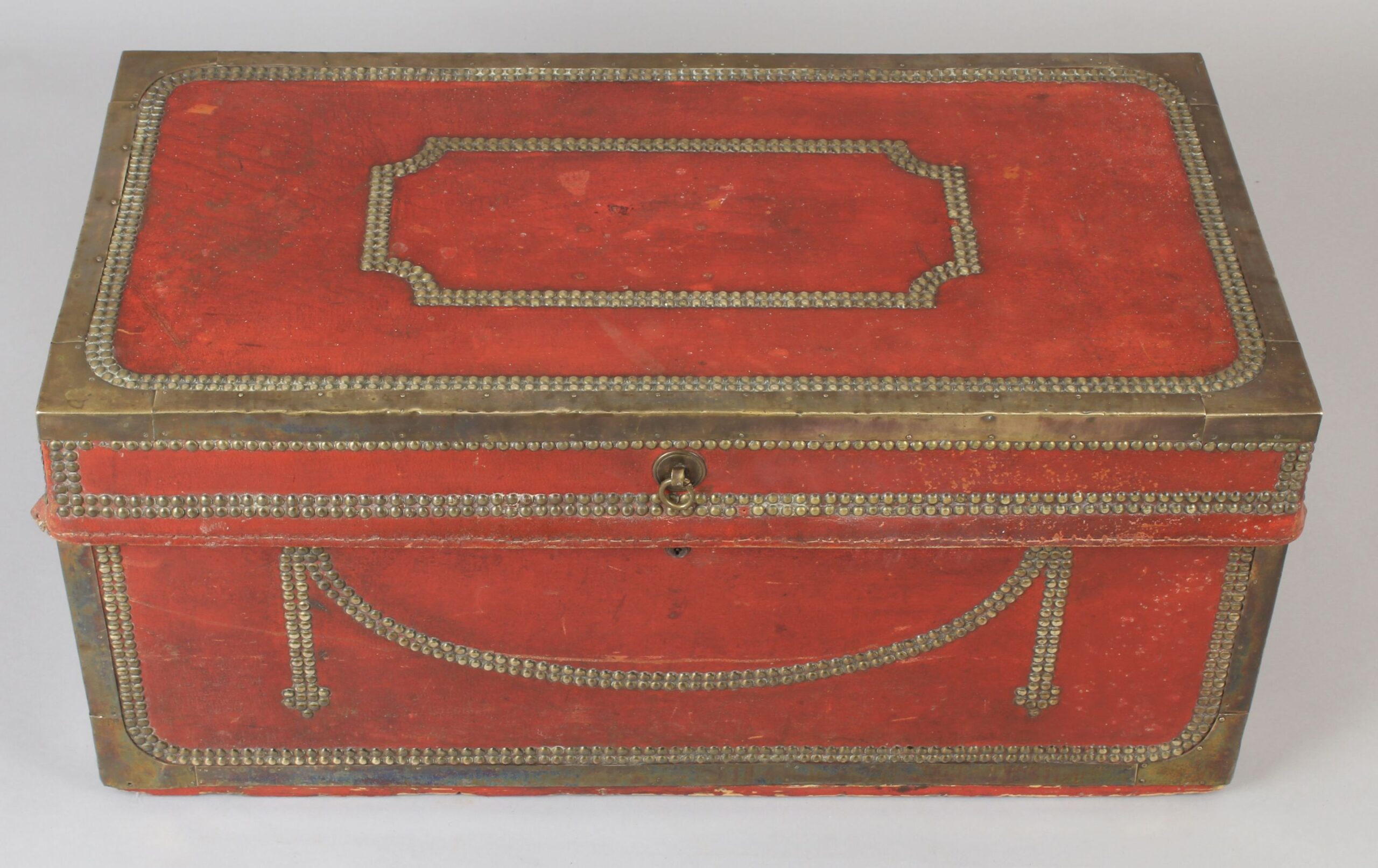 Rare George III period travelling trunk