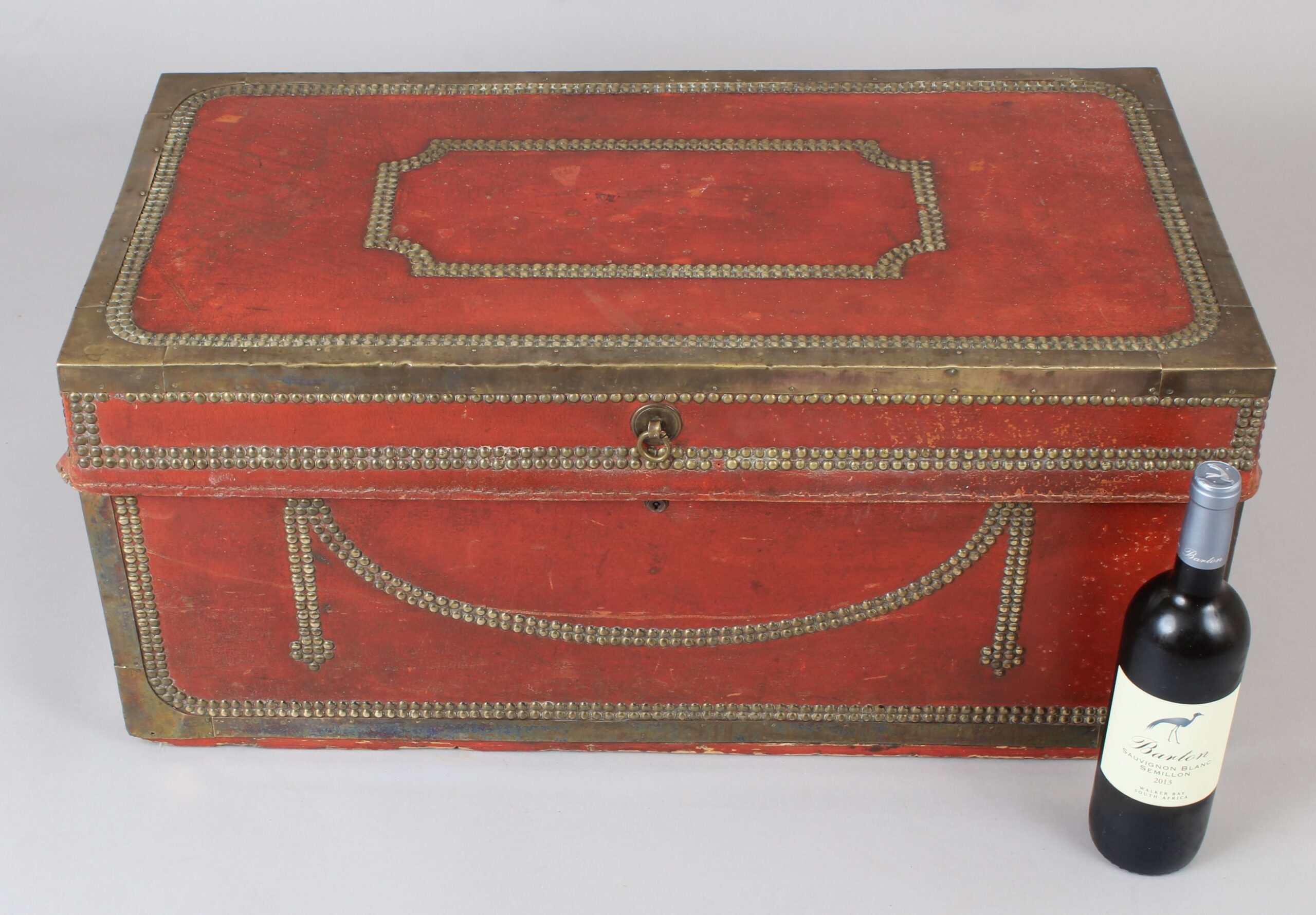 Rare George III period travelling trunk