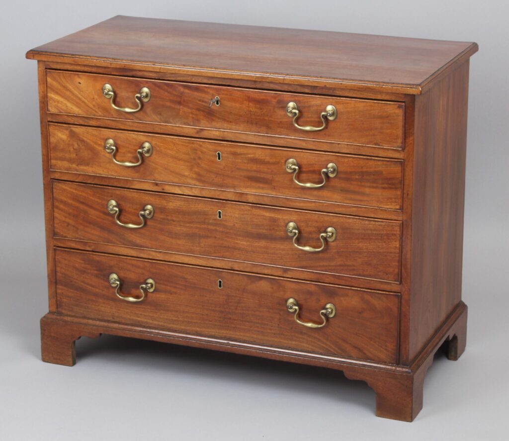 George III period mahogany chest-of-drawers