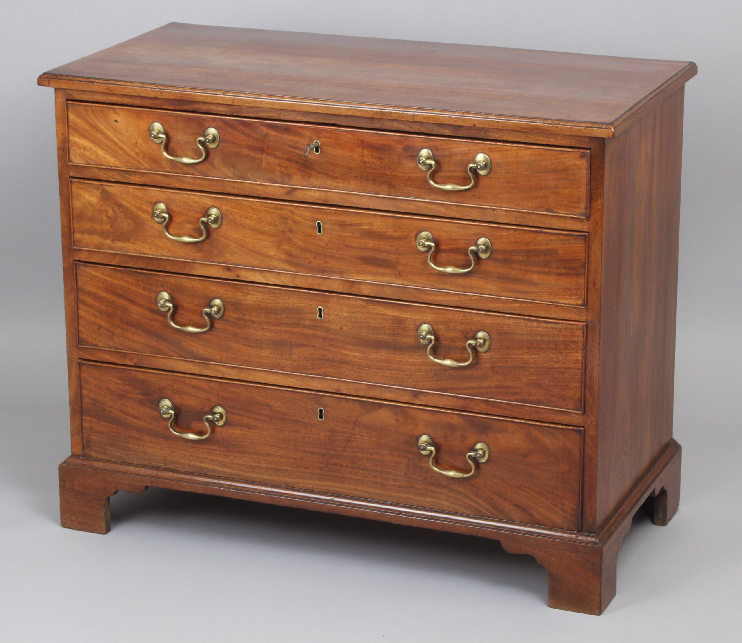 George III period mahogany chest-of-drawers