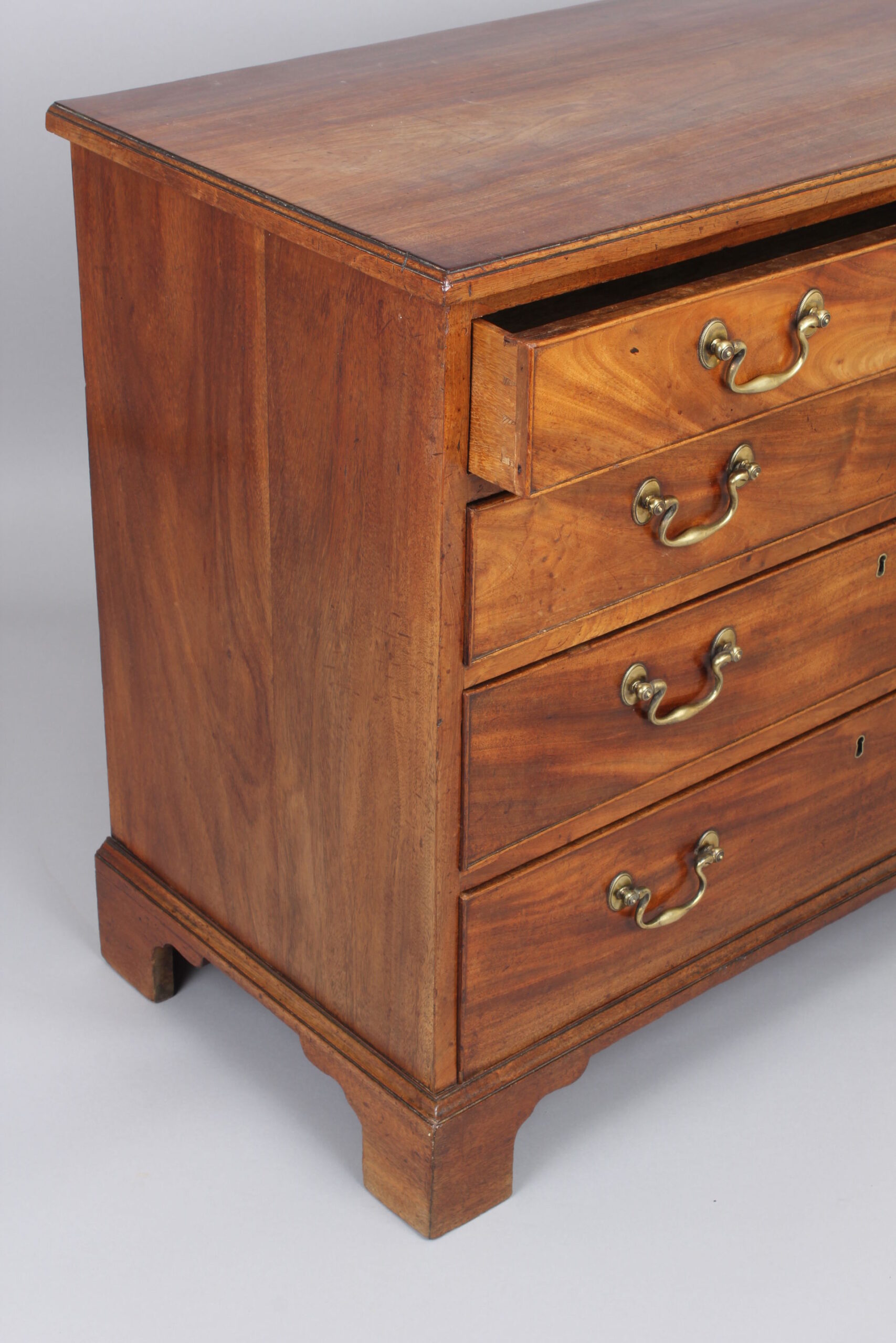 George III period mahogany chest-of-drawers