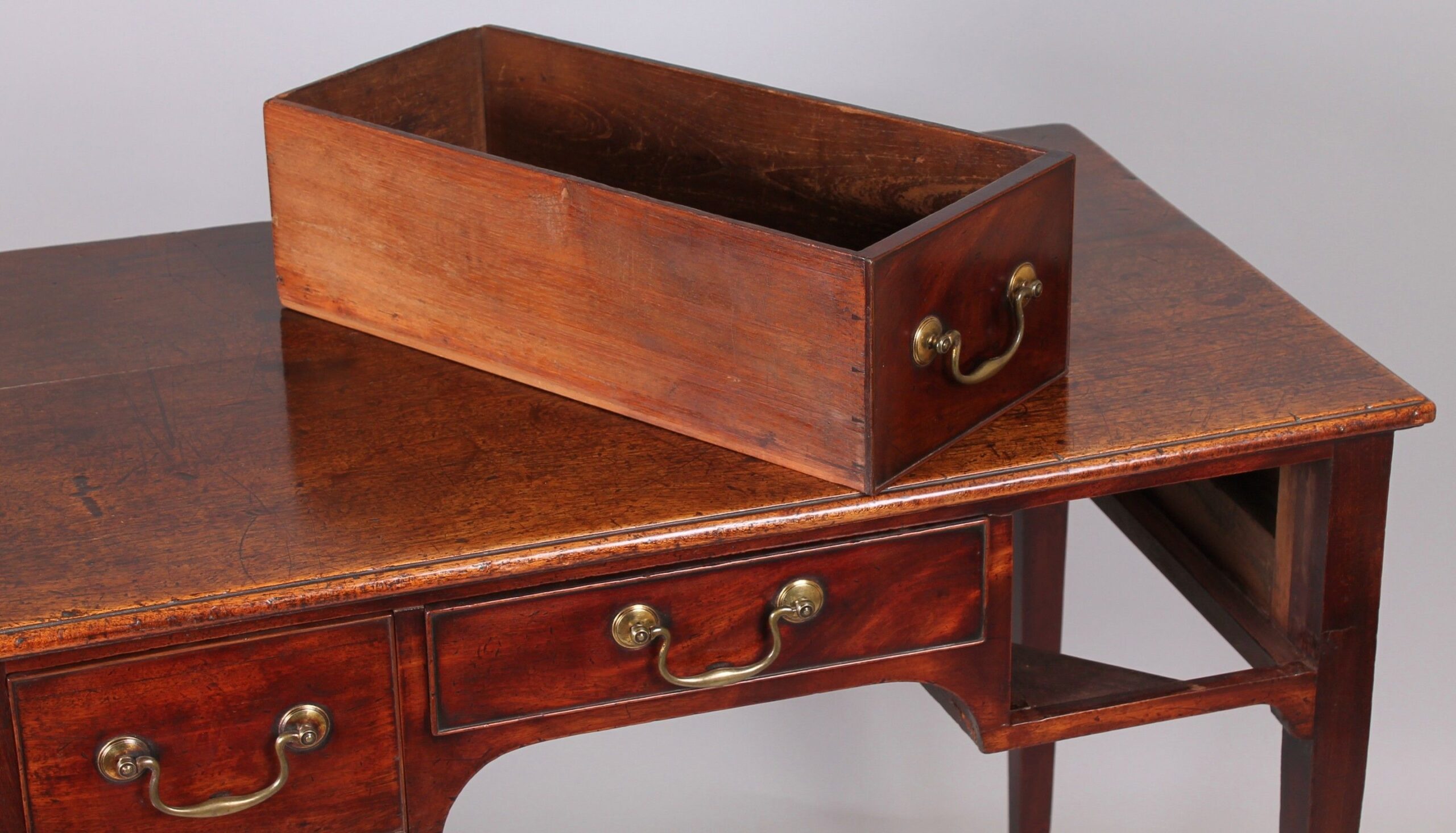 George III period mahogany side-table