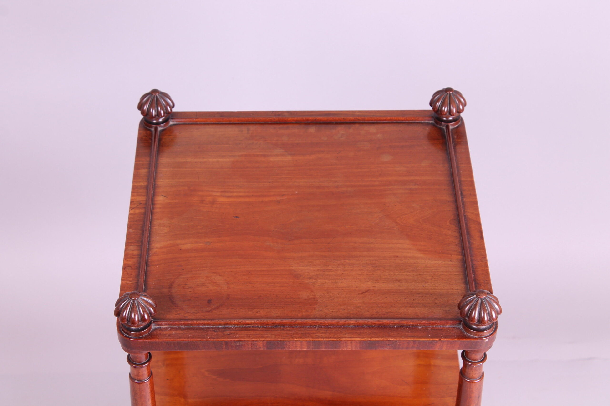 George IV period satinwood and mahogany etagere
