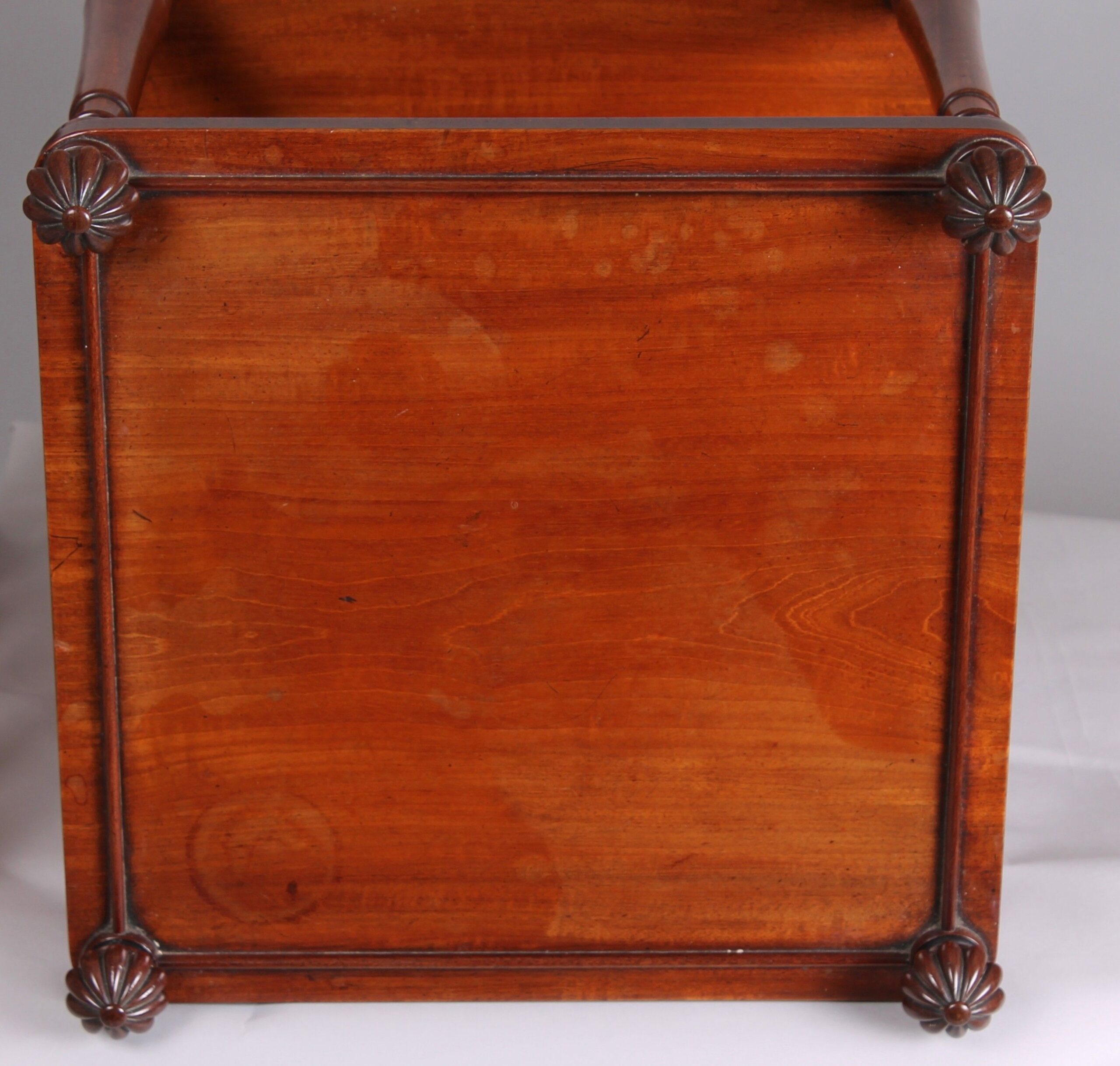 George IV period satinwood and mahogany etagere