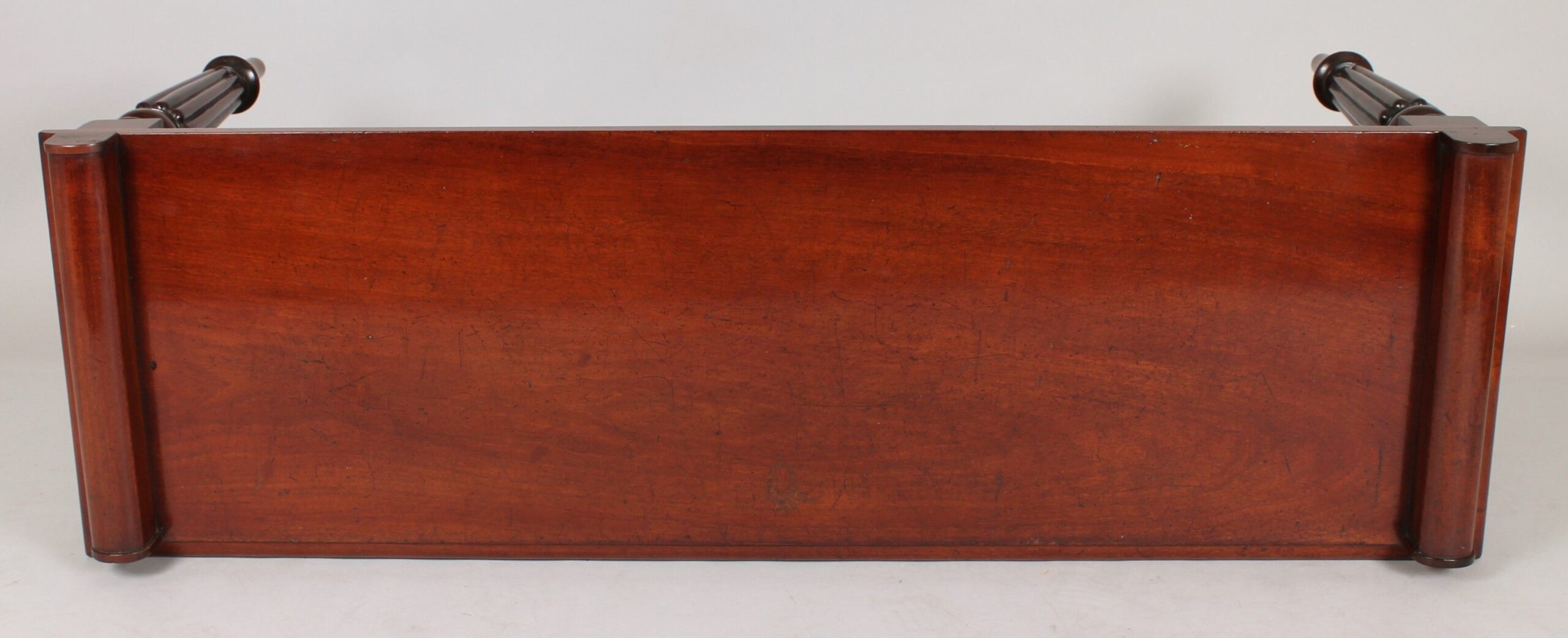 George IV period mahogany hall-bench