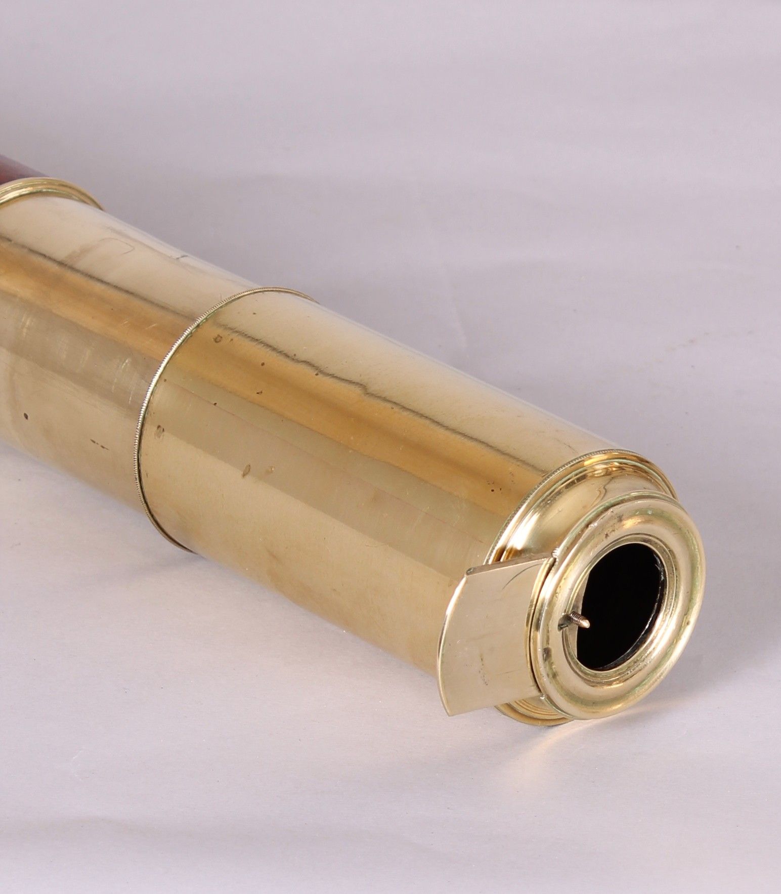 Early 19th century brass three-draw ‘Day & Night’ refracting telescope by Dollond of London