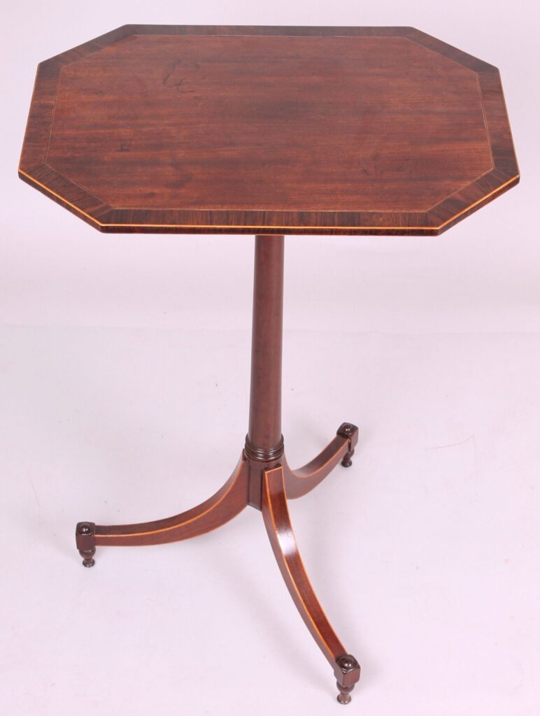 George III period mahogany tripod table