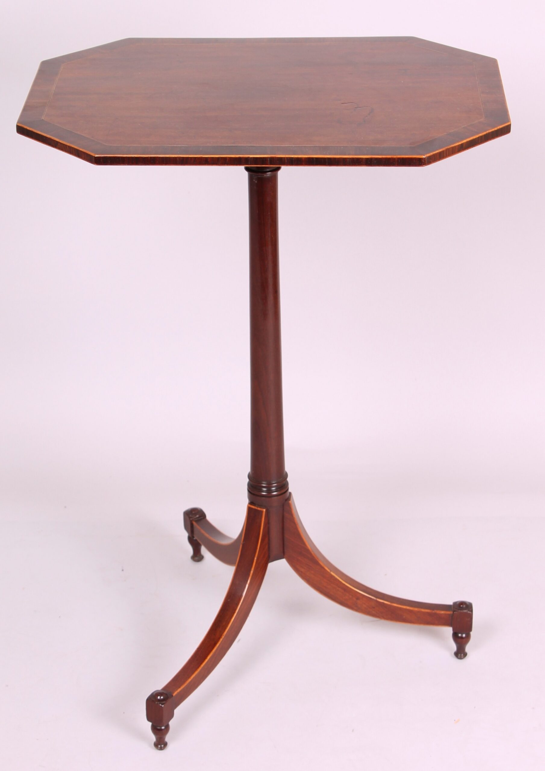 George III period mahogany tripod table
