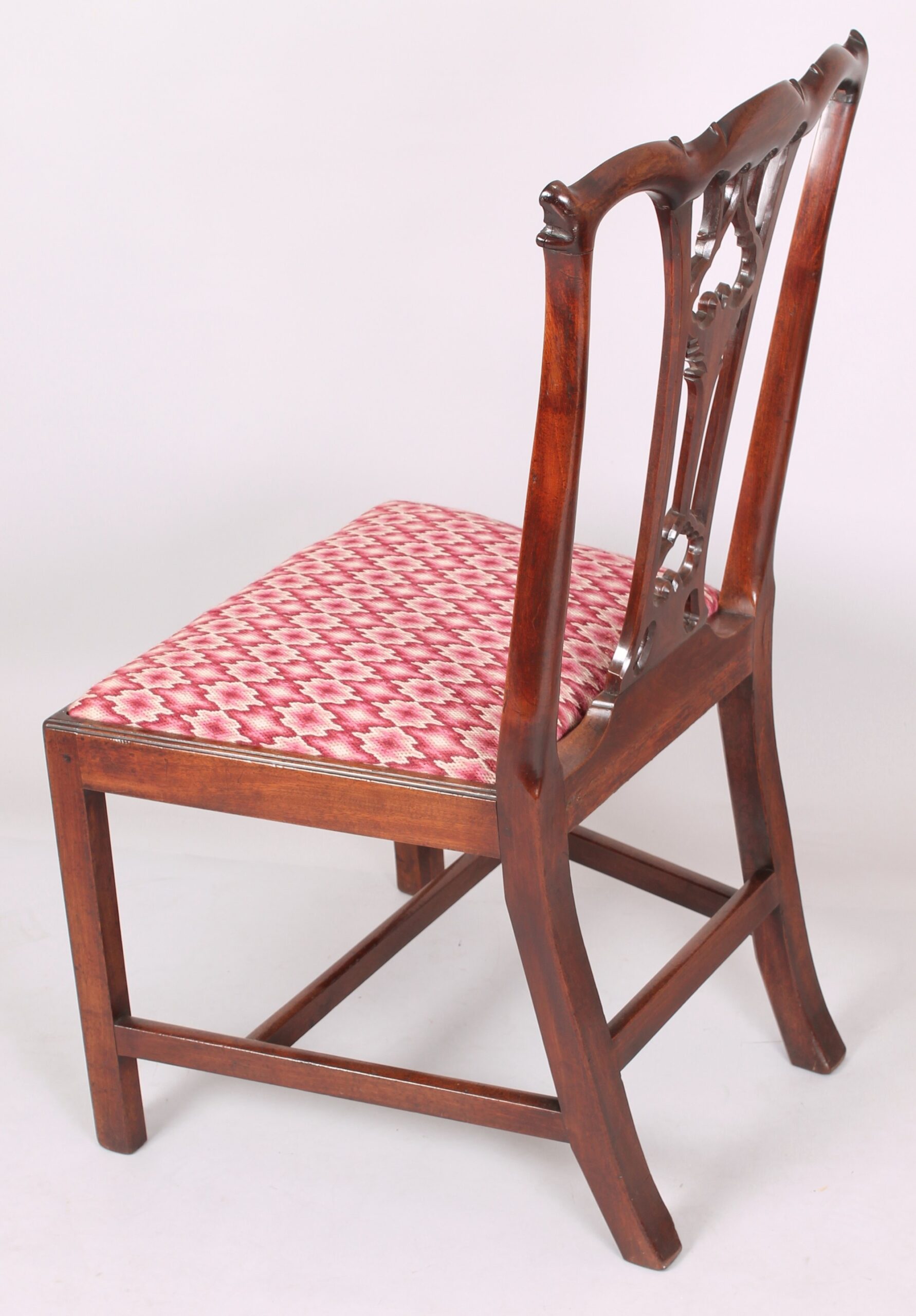 Pair of high quality George III period mahogany side-chairs circa 1765