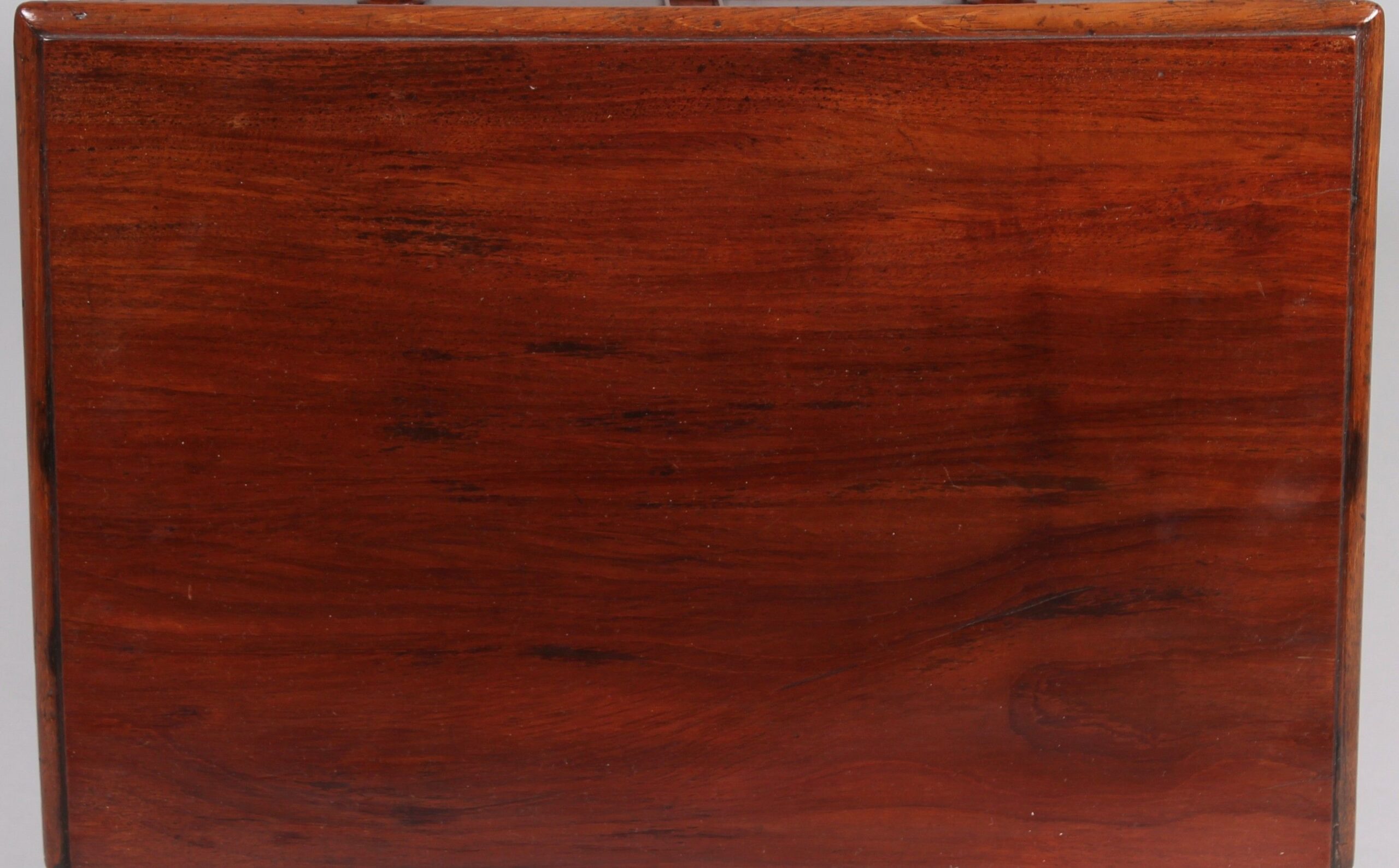Early Victorian mahogany miniature chest of drawers