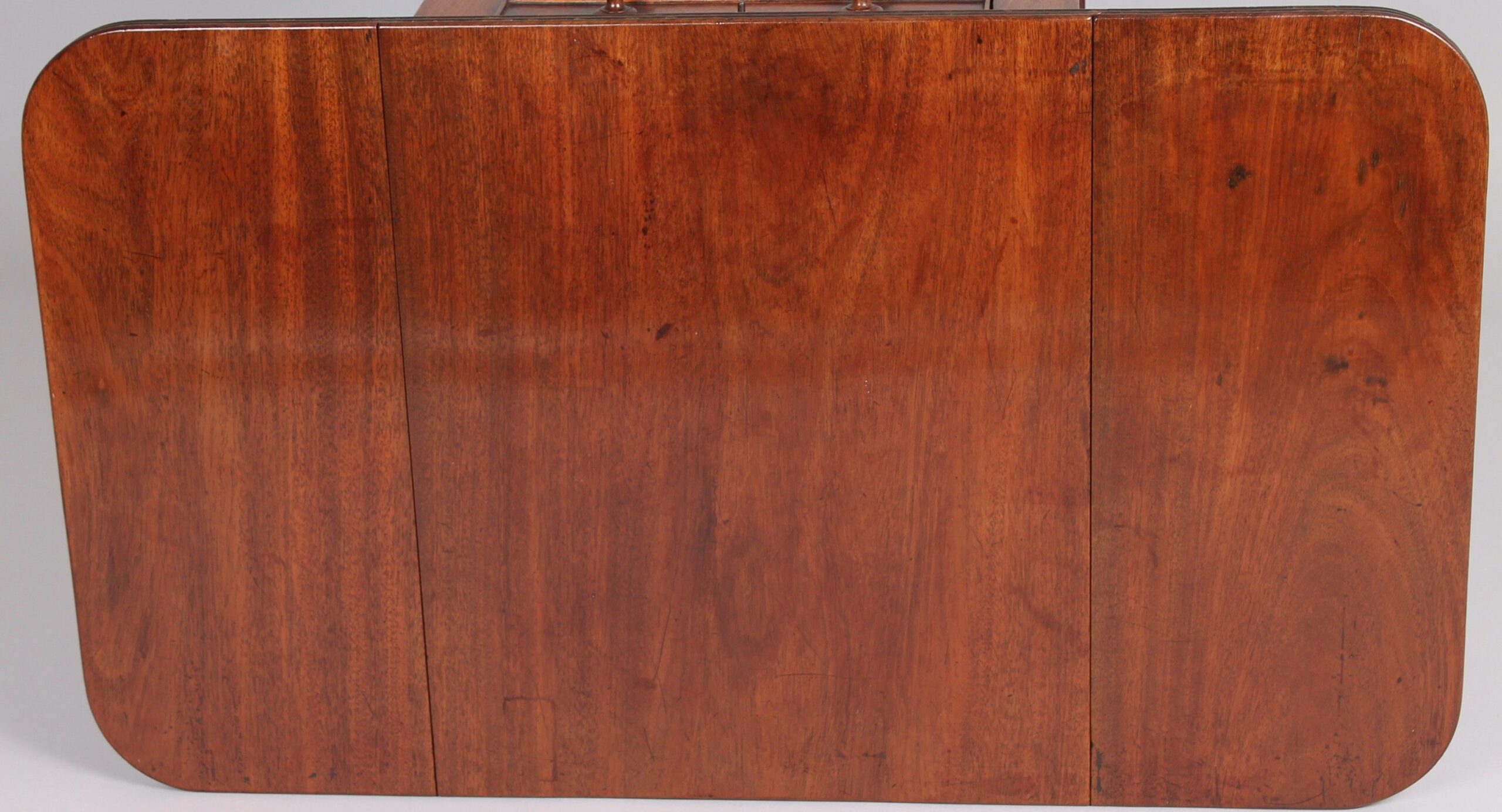 George IV period mahogany Pembroke bedside night-table