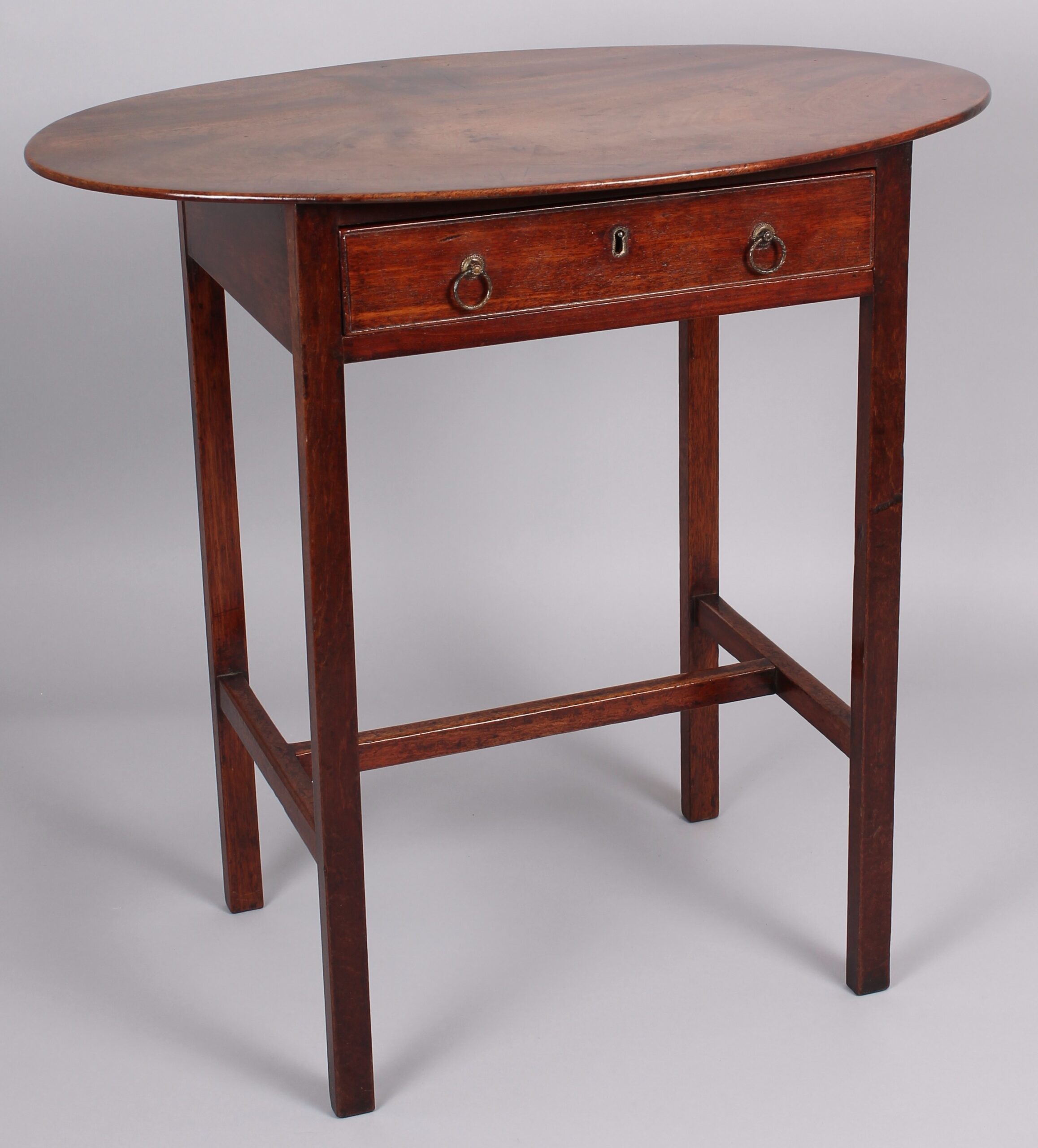 Unusual George III period mahogany occasional table