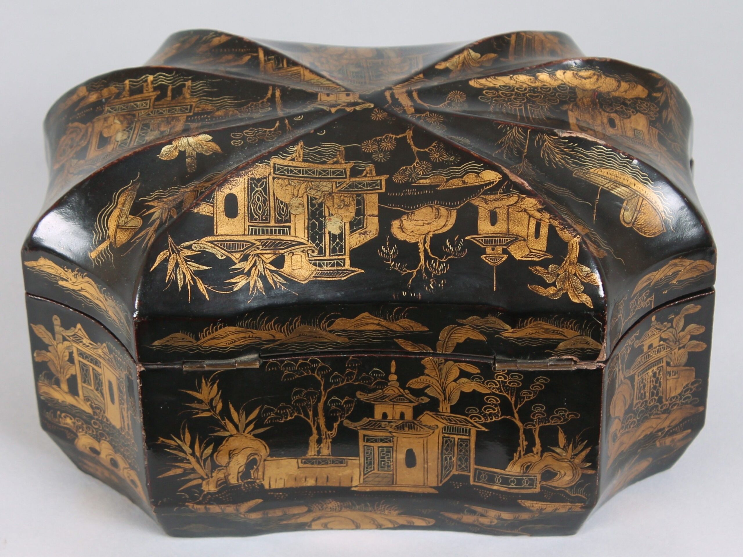 Mid nineteenth century Japanese lacquer box