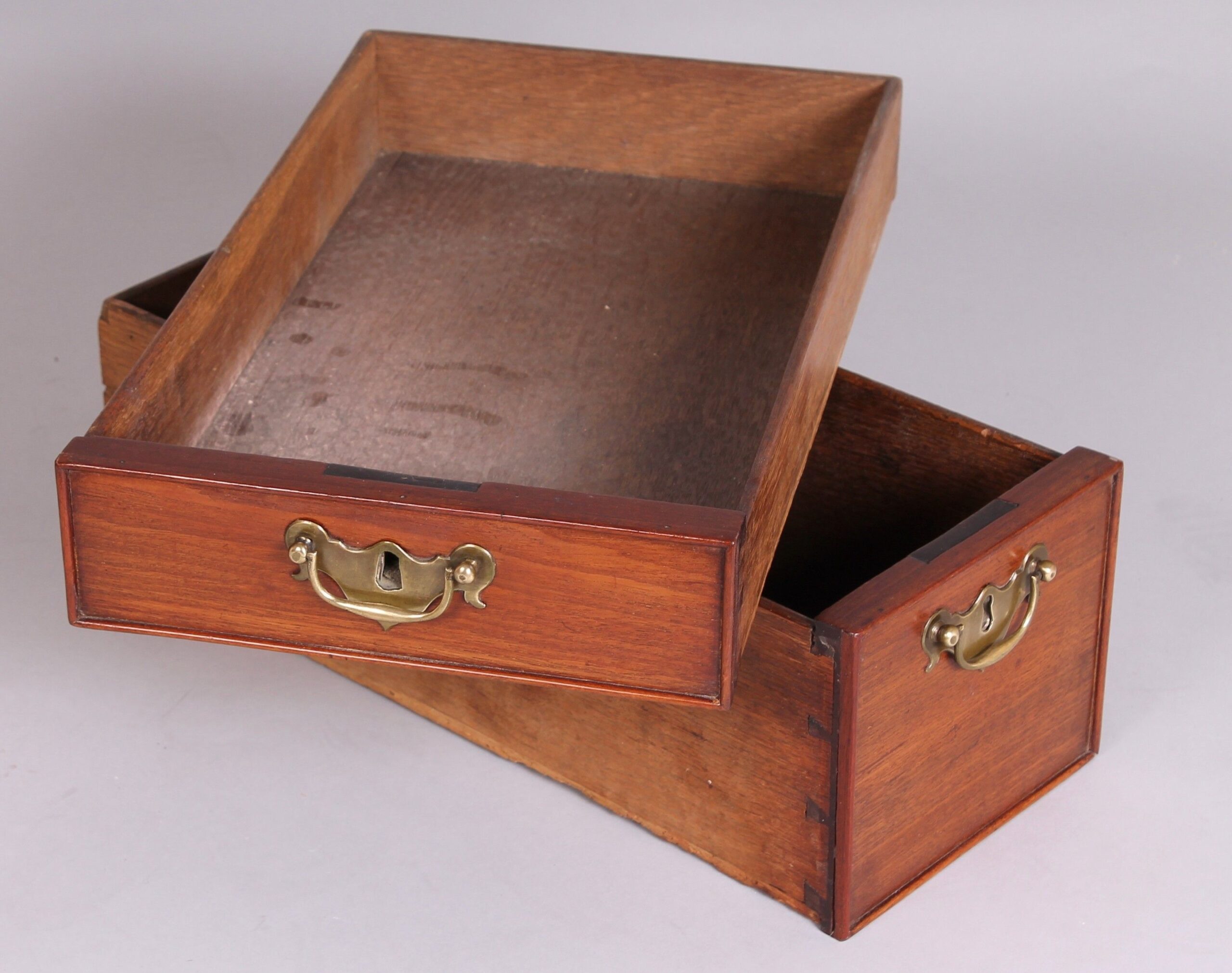 George II period ‘red walnut’ lowboy