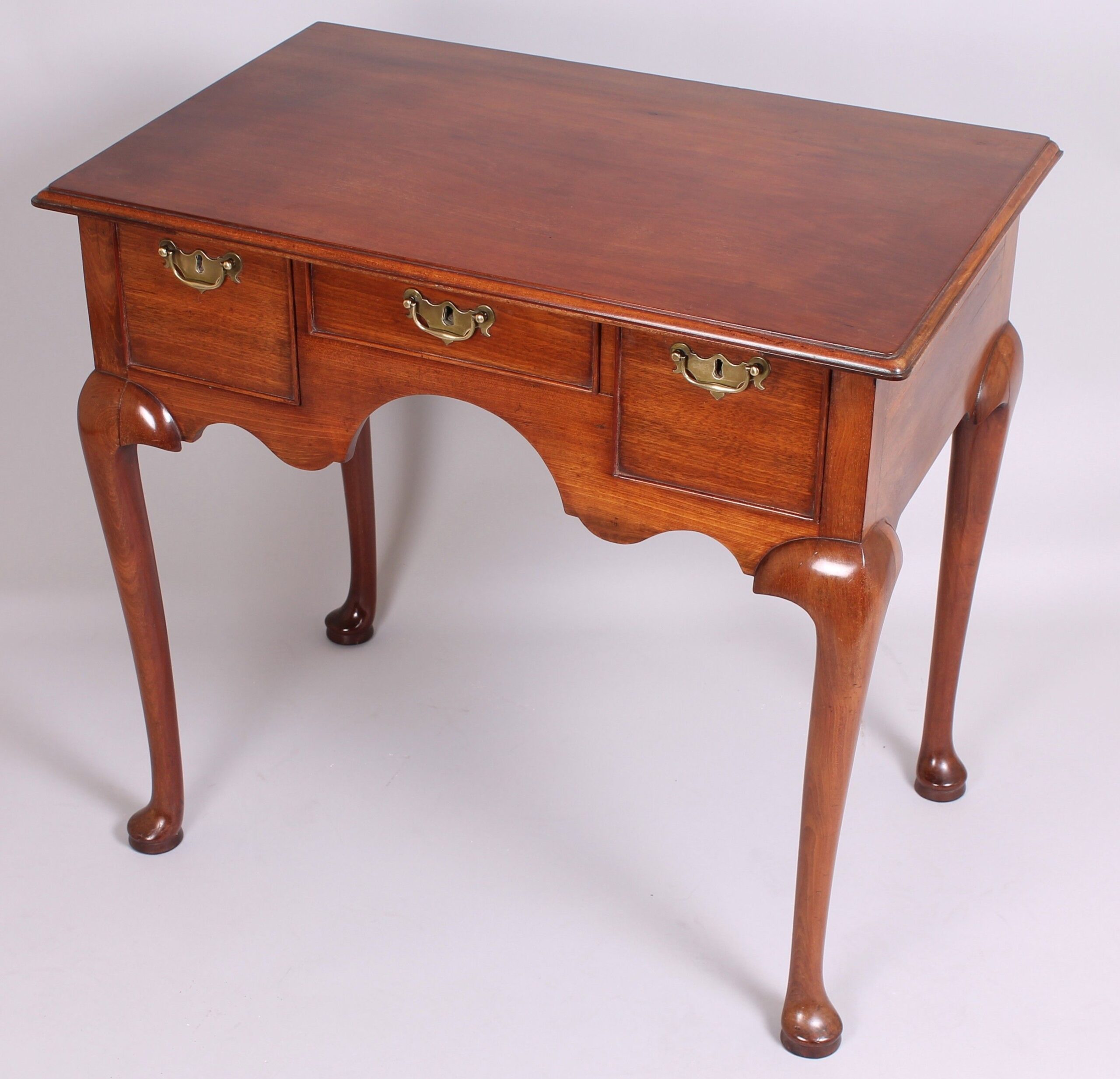 George II period ‘red walnut’ lowboy
