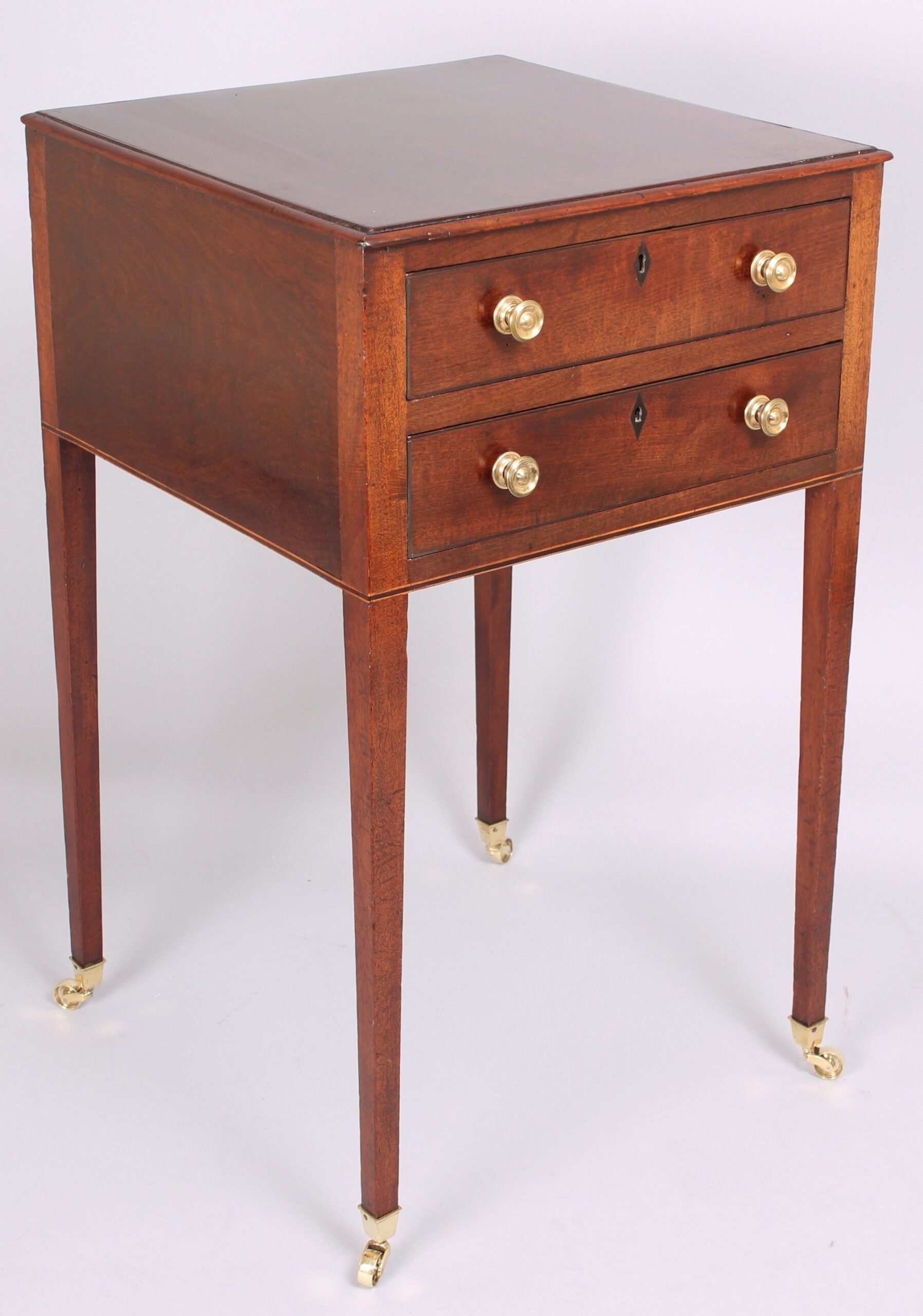 George III period mahogany occasional end-table