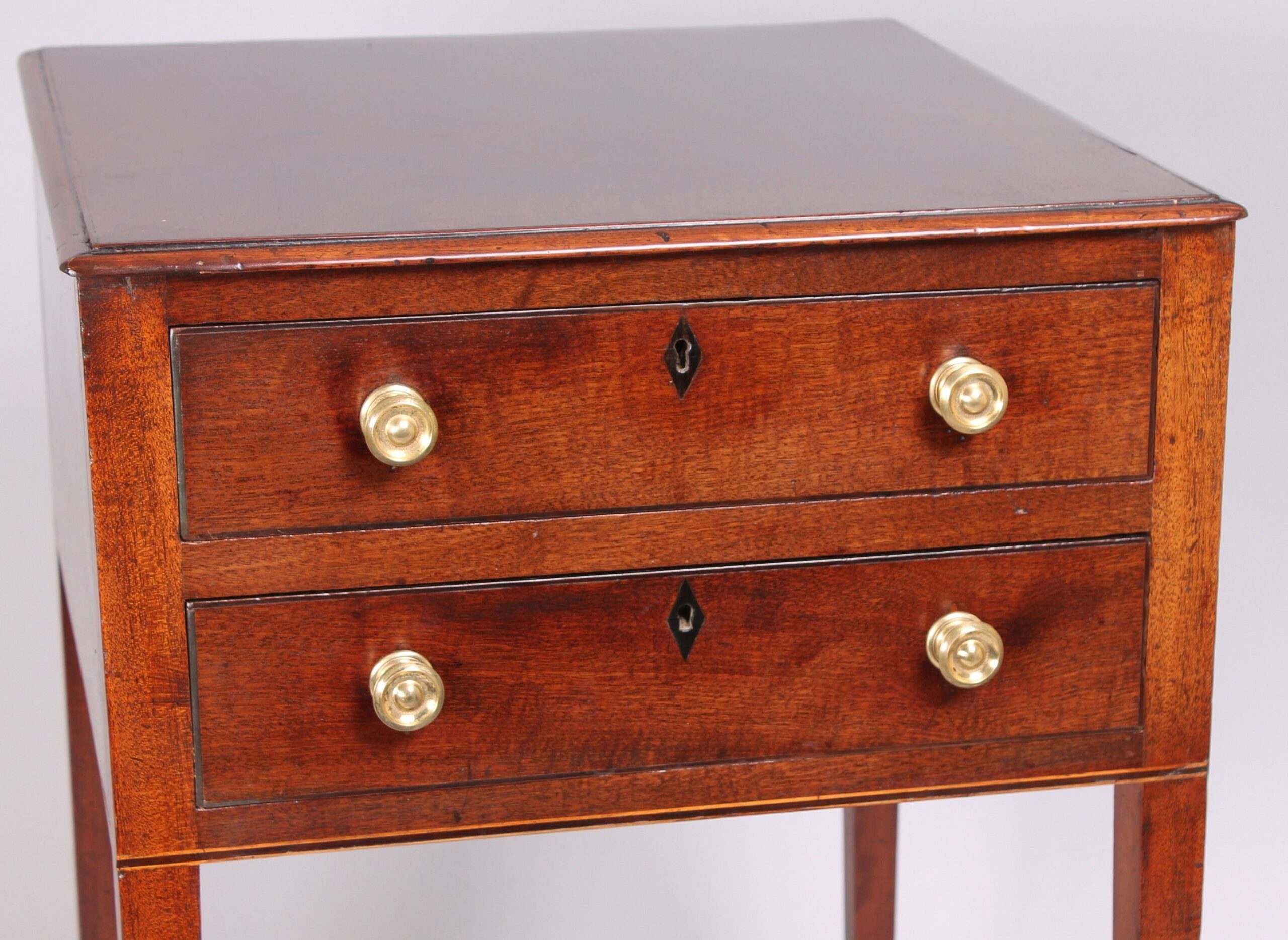 George III period mahogany occasional end-table