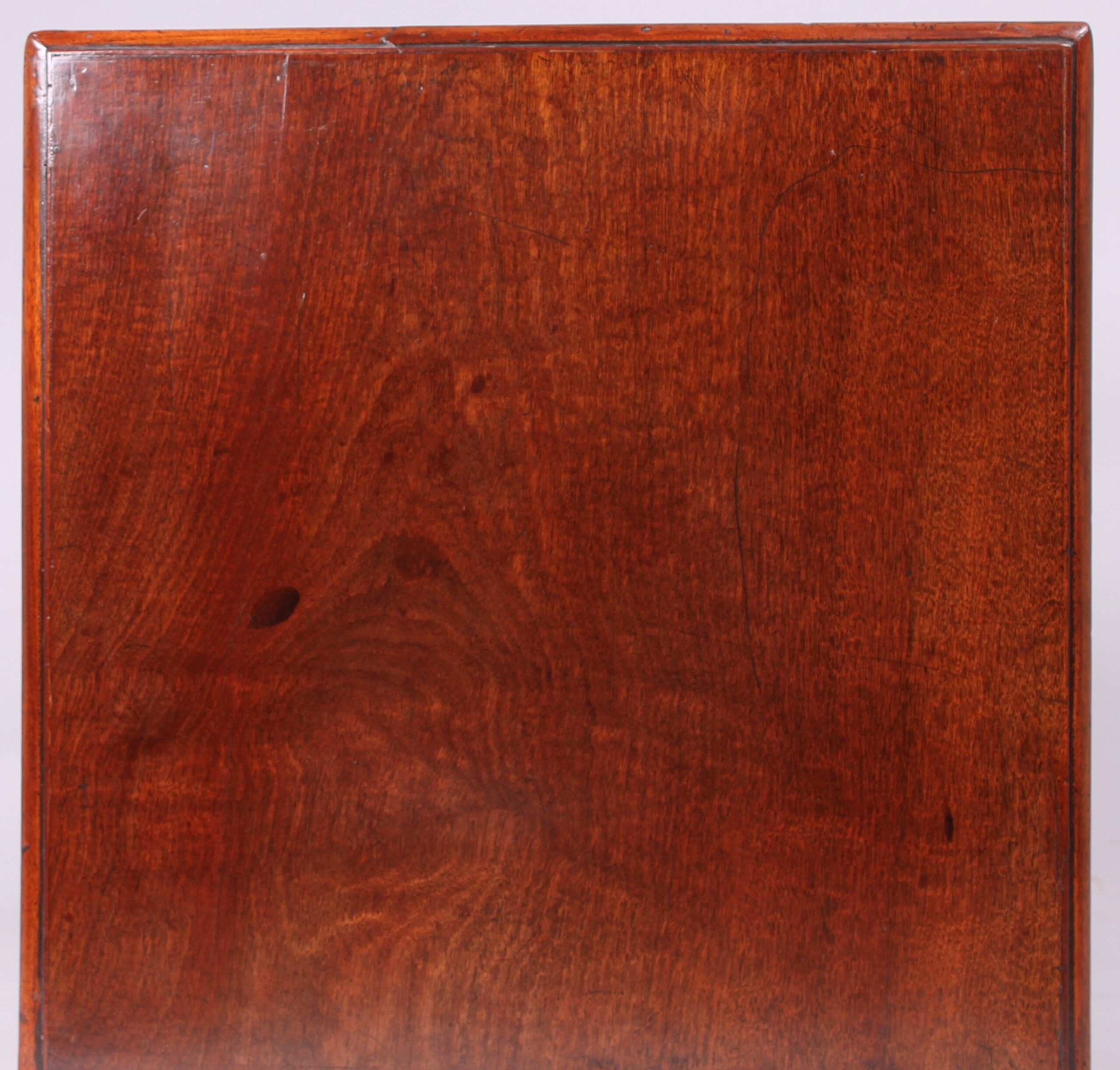 George III period mahogany occasional end-table