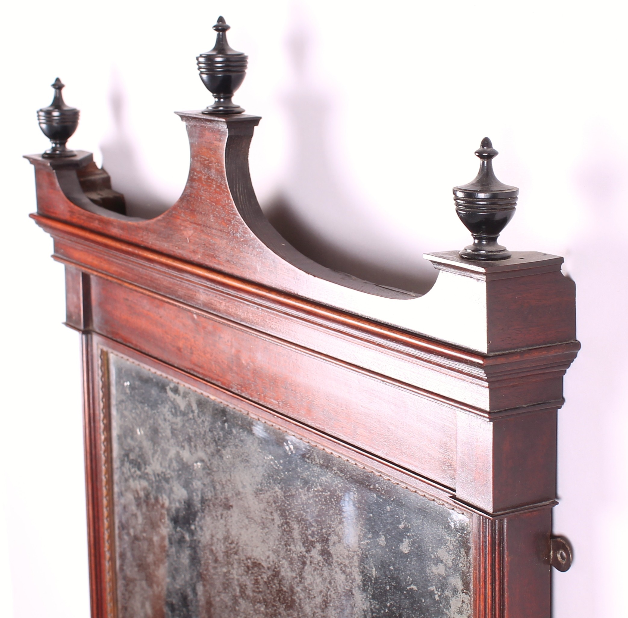 Fine Regency period mahogany pier glass