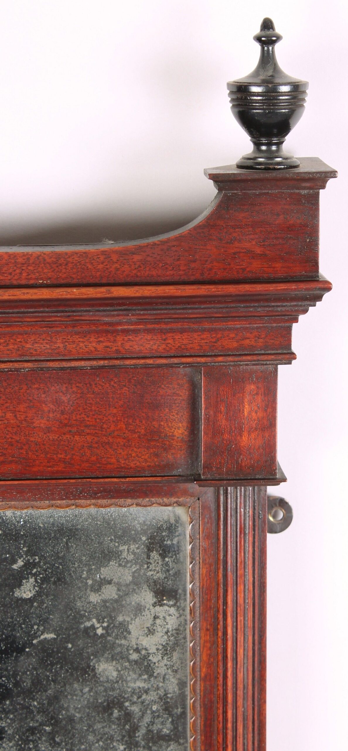 Fine Regency period mahogany pier glass
