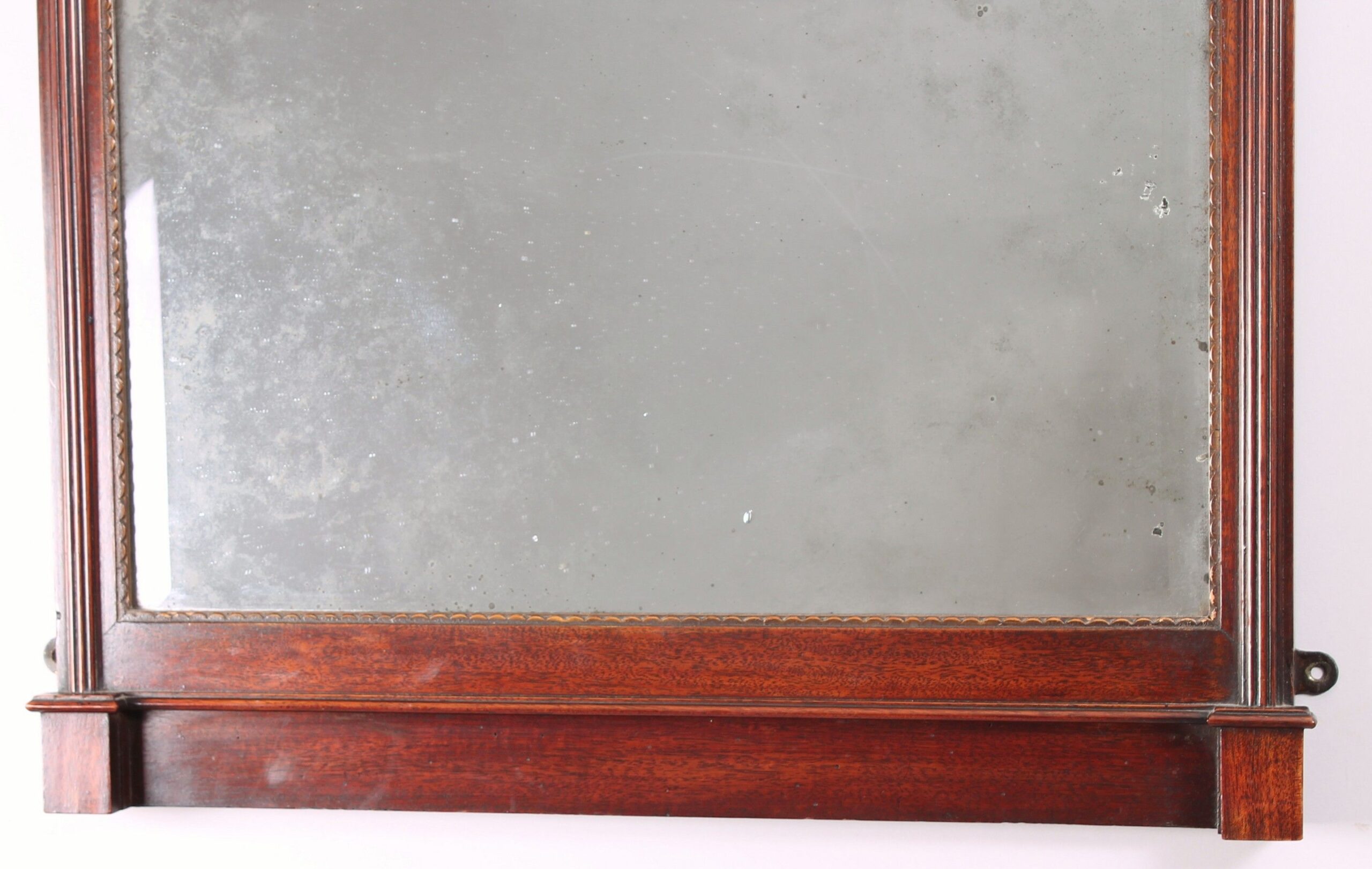 Fine Regency period mahogany pier glass