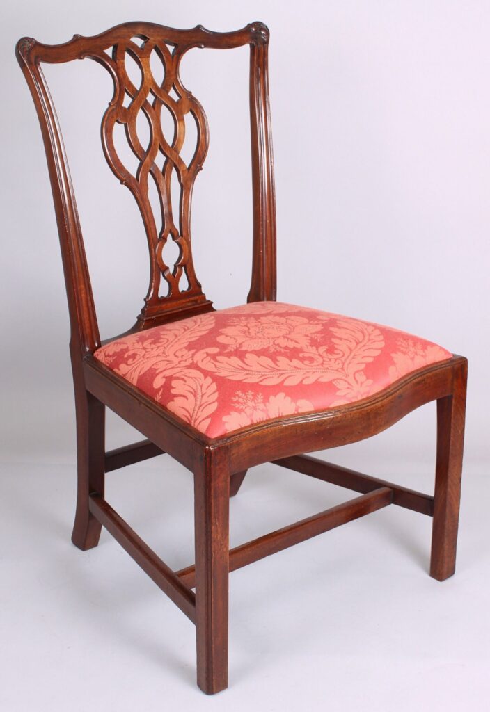 George III period mahogany side-chair