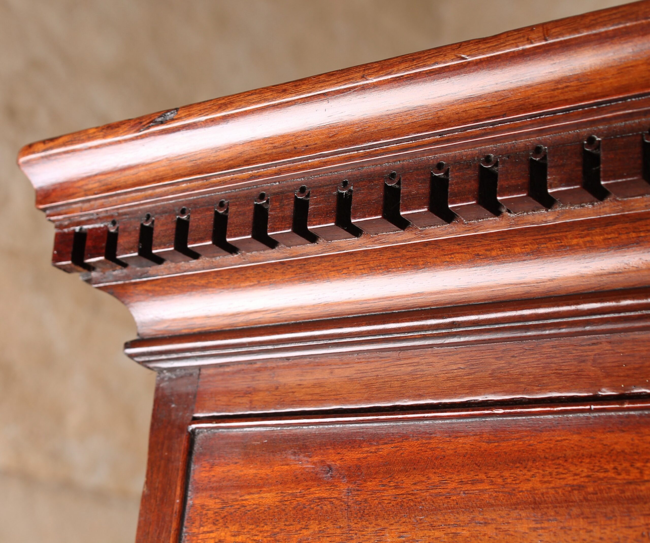 George III period mahogany chest-on-chest