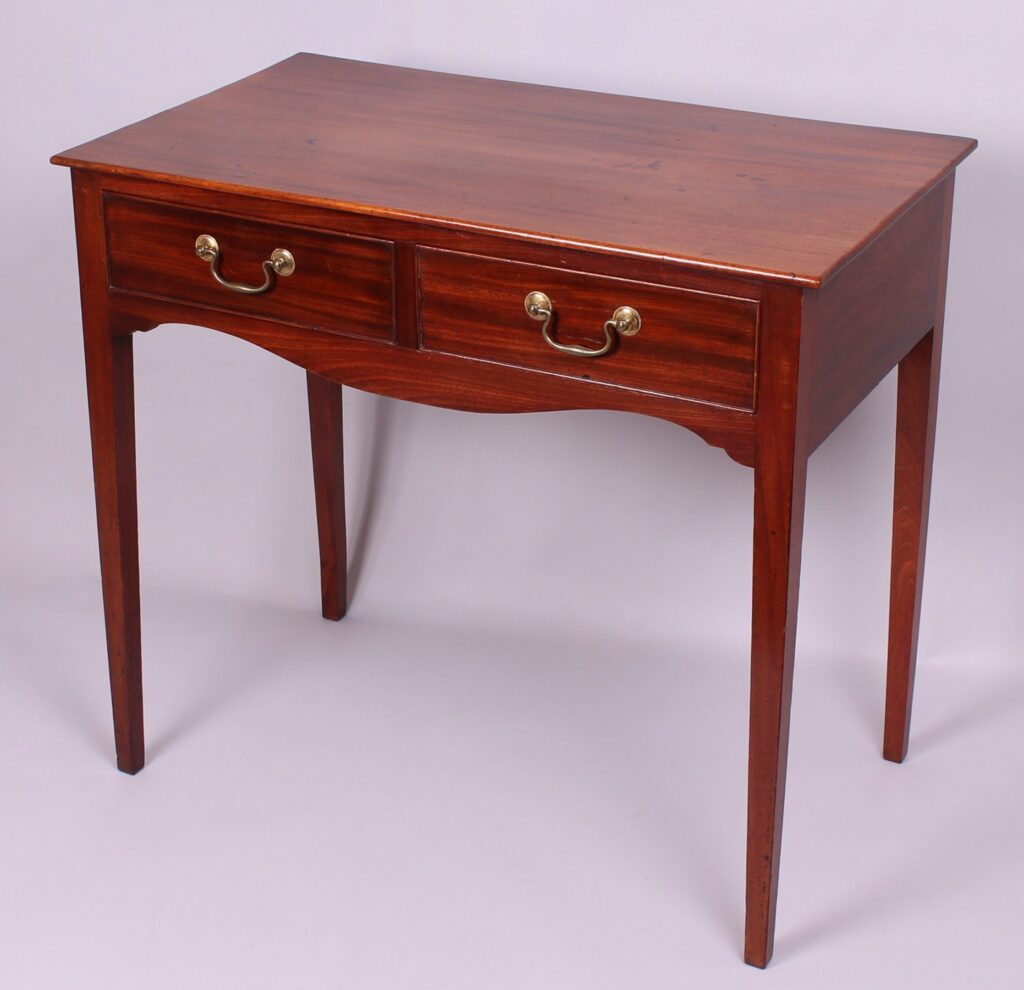 George III period mahogany side-table