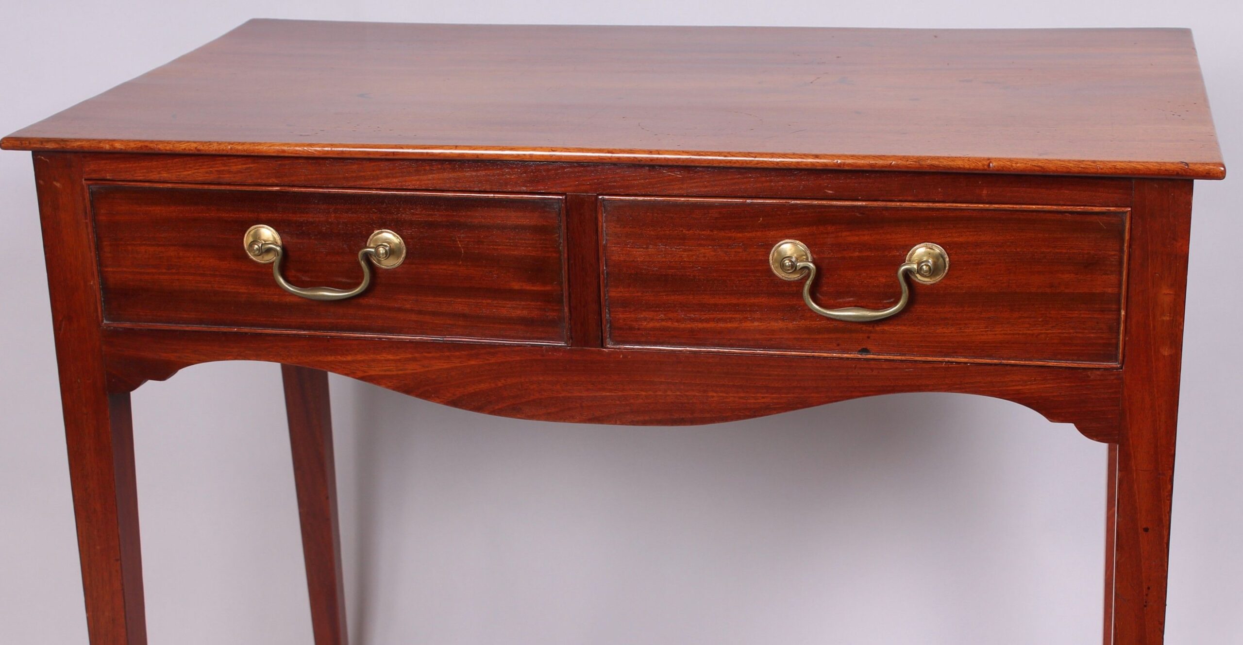 George III period mahogany side-table
