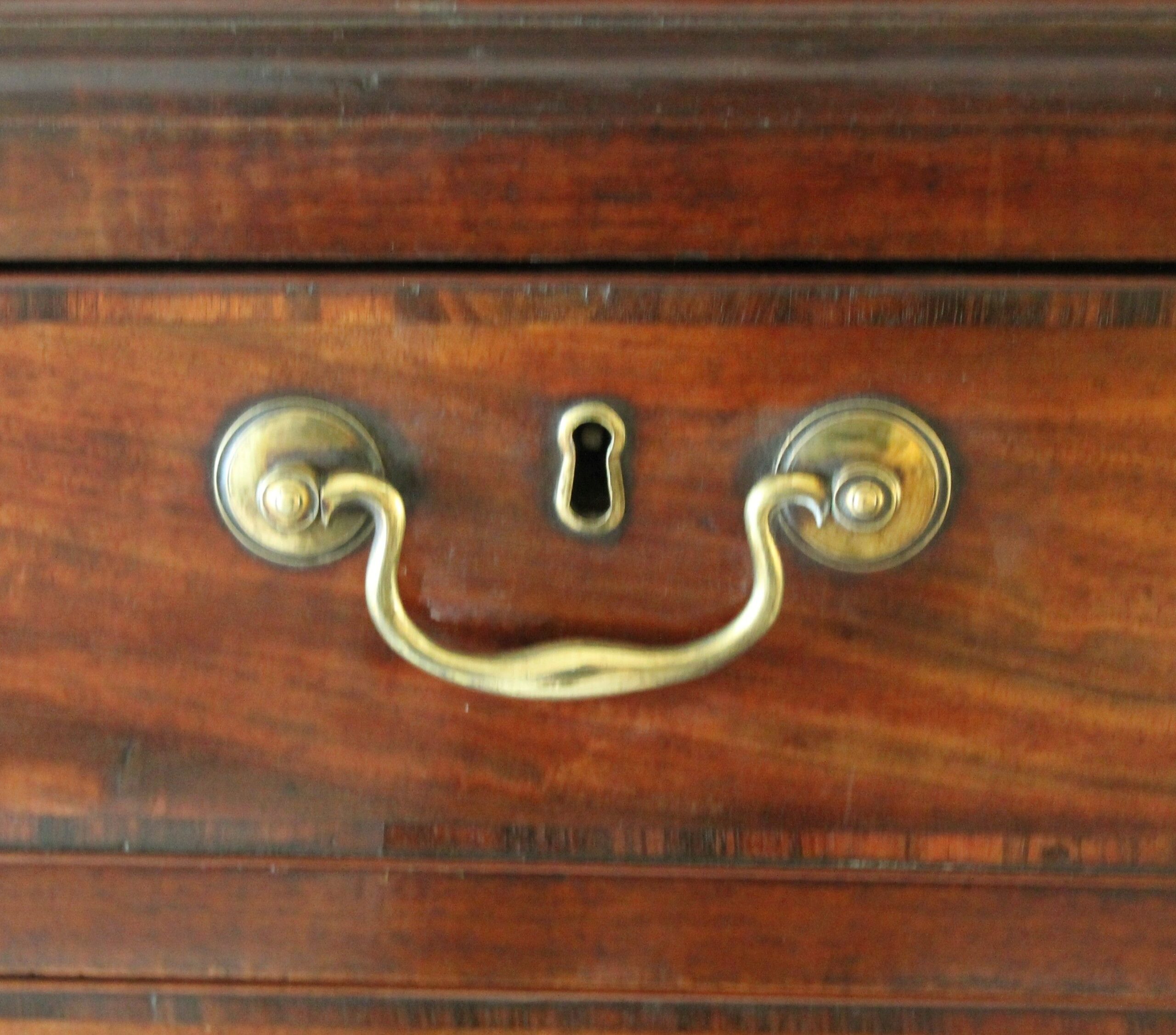 George III period mahogany chest-of-drawers