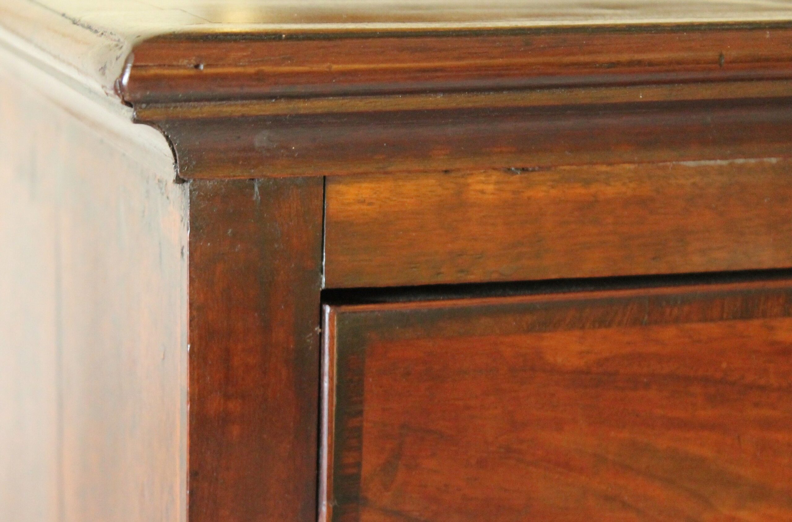 George III period mahogany chest-of-drawers
