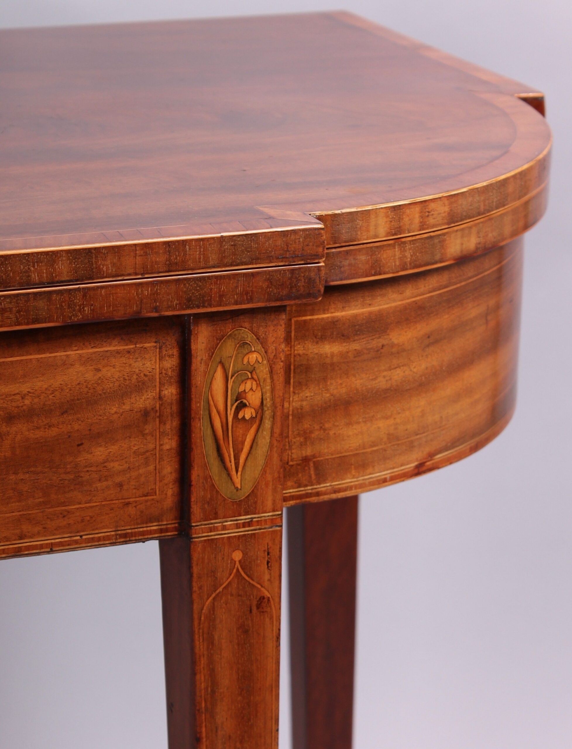 George III period mahogany card-table