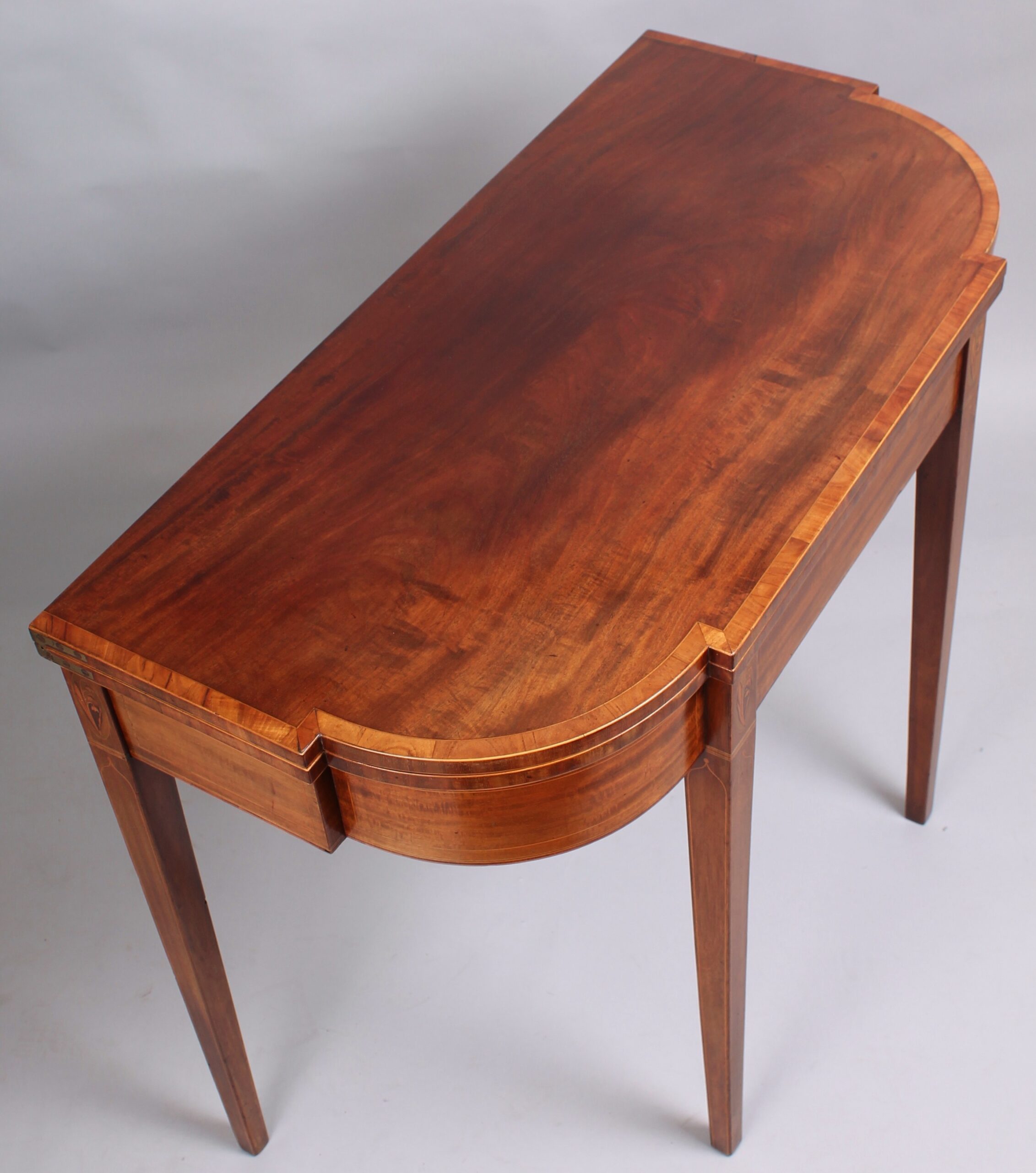 George III period mahogany card-table