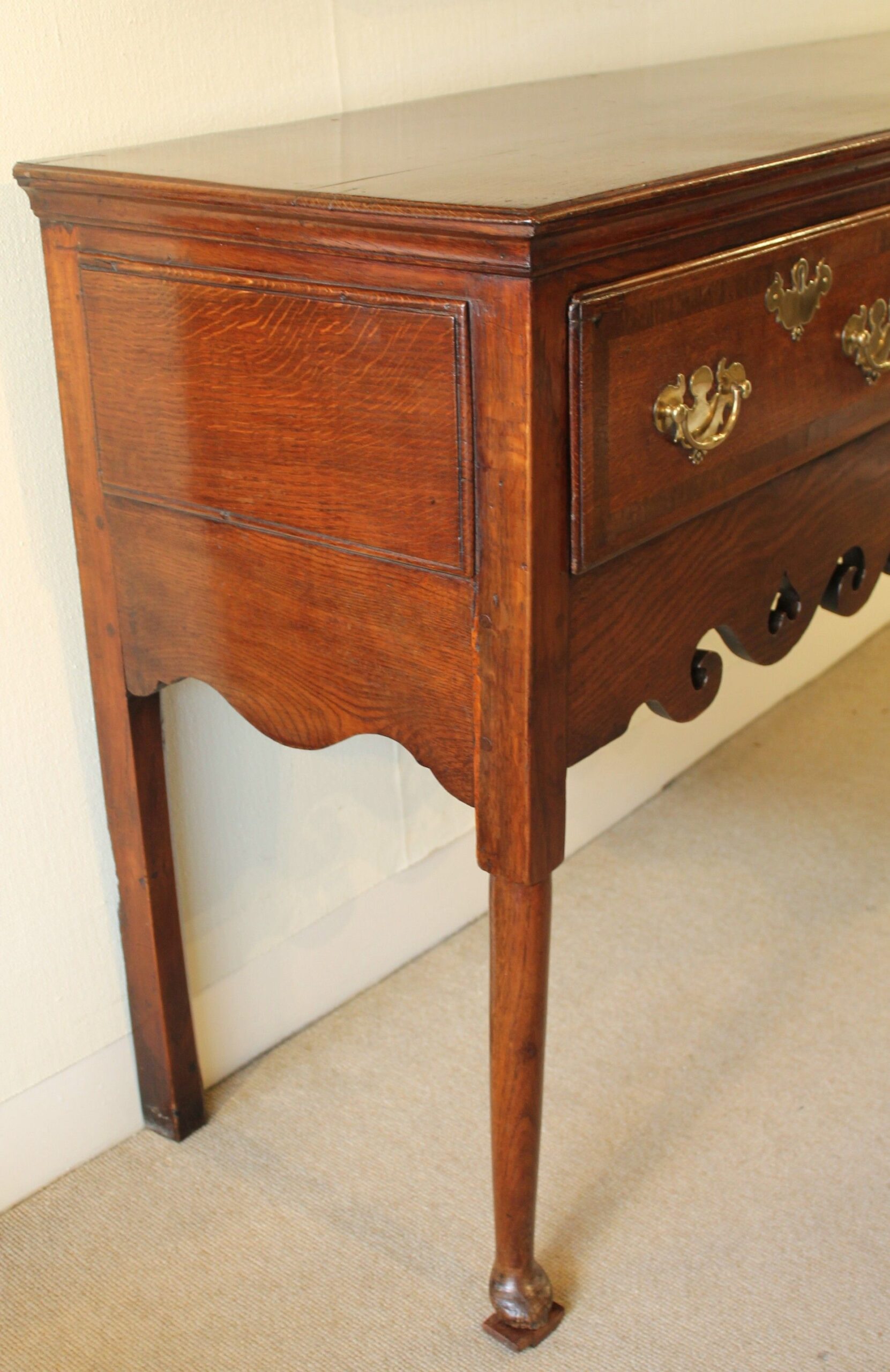 George III period oak dresser