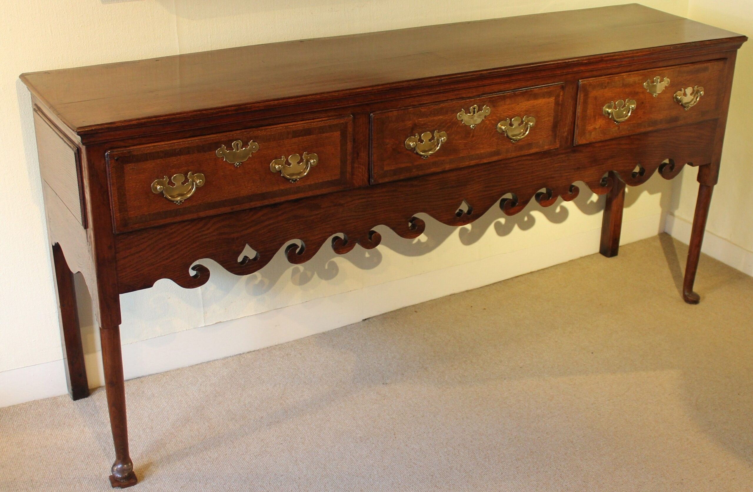 George III period oak dresser