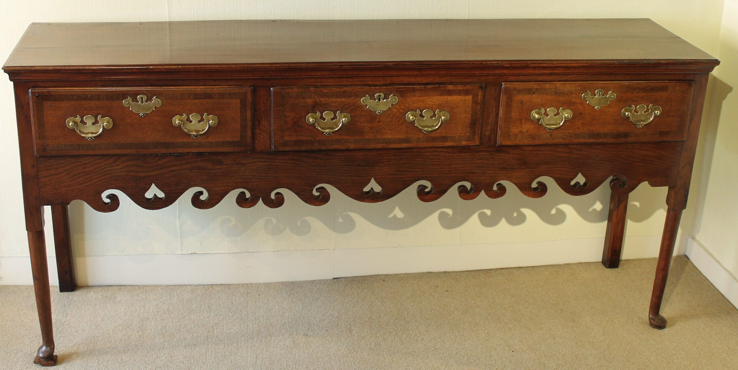 George III period oak dresser