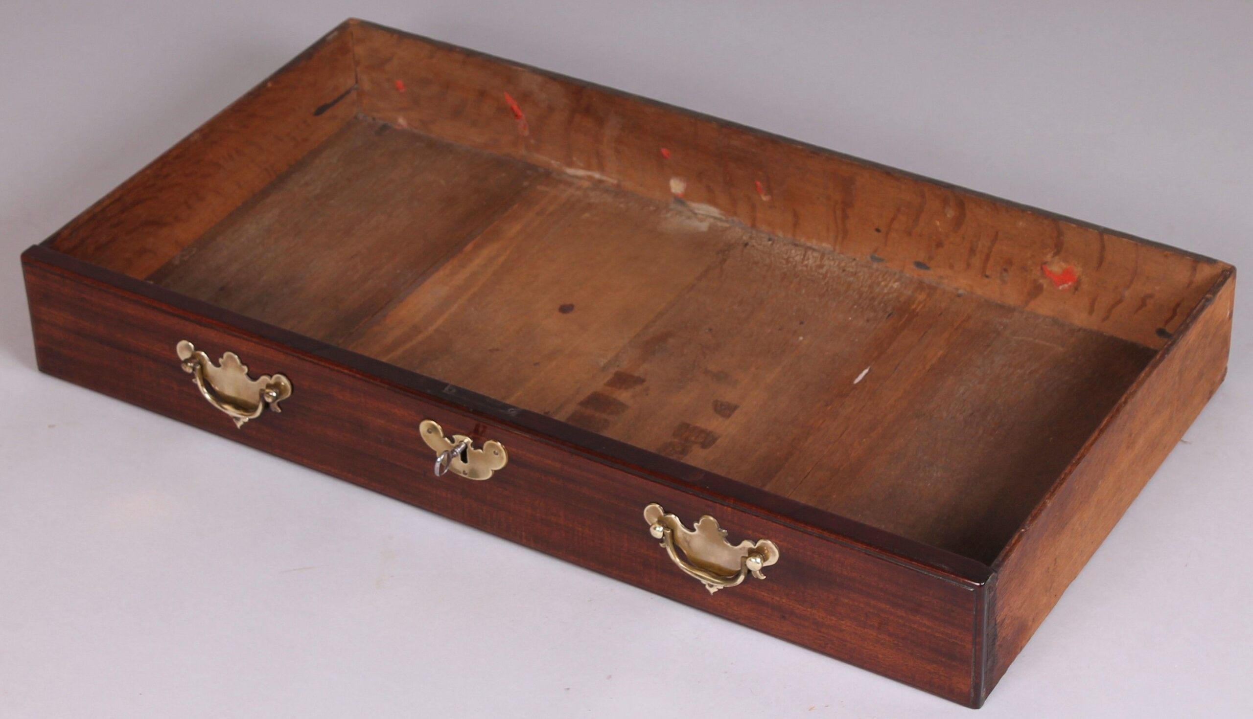 A mid eighteenth century mahogany chest-of-drawers of small proportions and rich colour