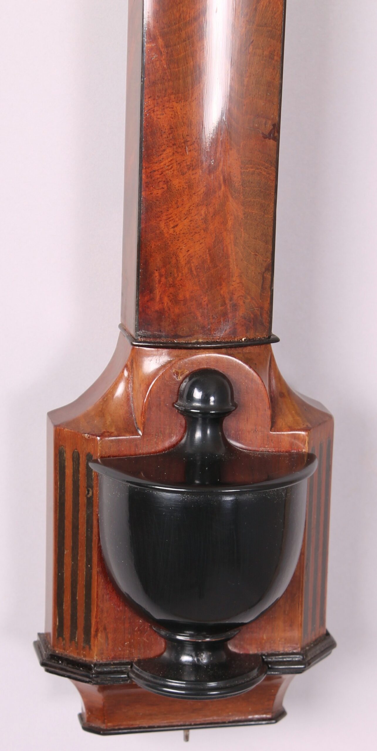 Fine early 19th century stick barometer by J Ronketti, 15 Museum Street, Bloomsbury