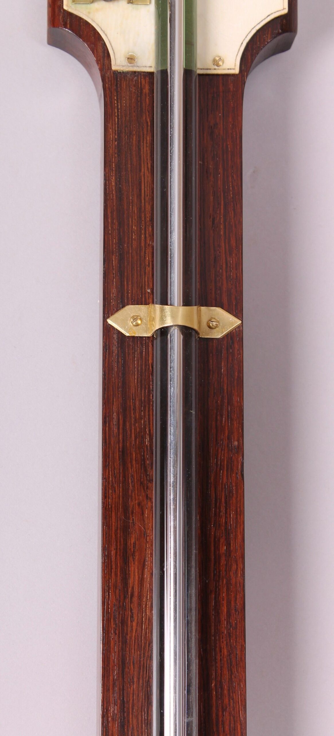 Early 19th century rosewood stick barometer by CORTI of EXETER