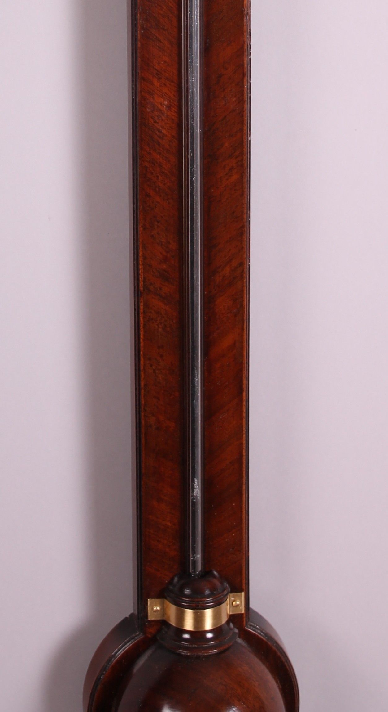 Early 19th century mahogany stick barometer by C.Silberrad, Aldgate, London