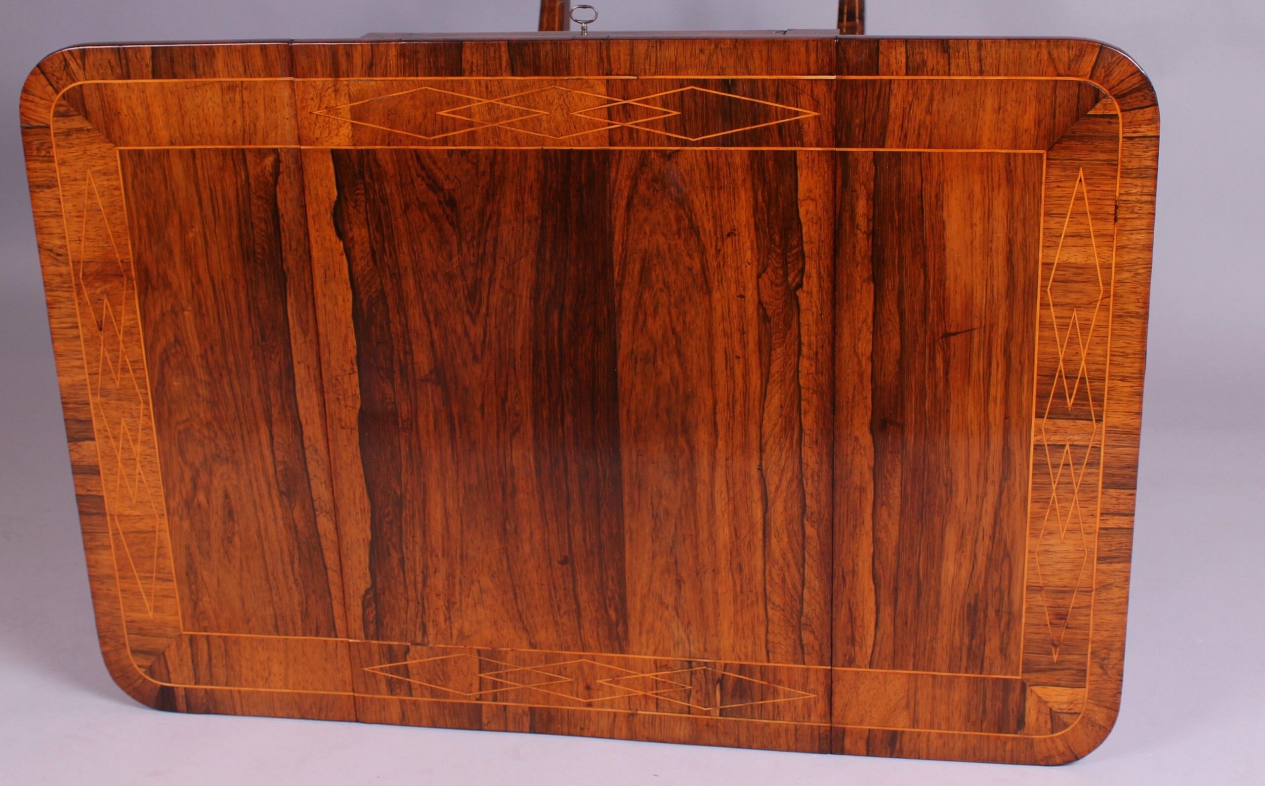 Regency period rosewood work/occasional table