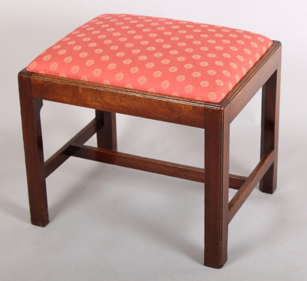 George III period mahogany stool