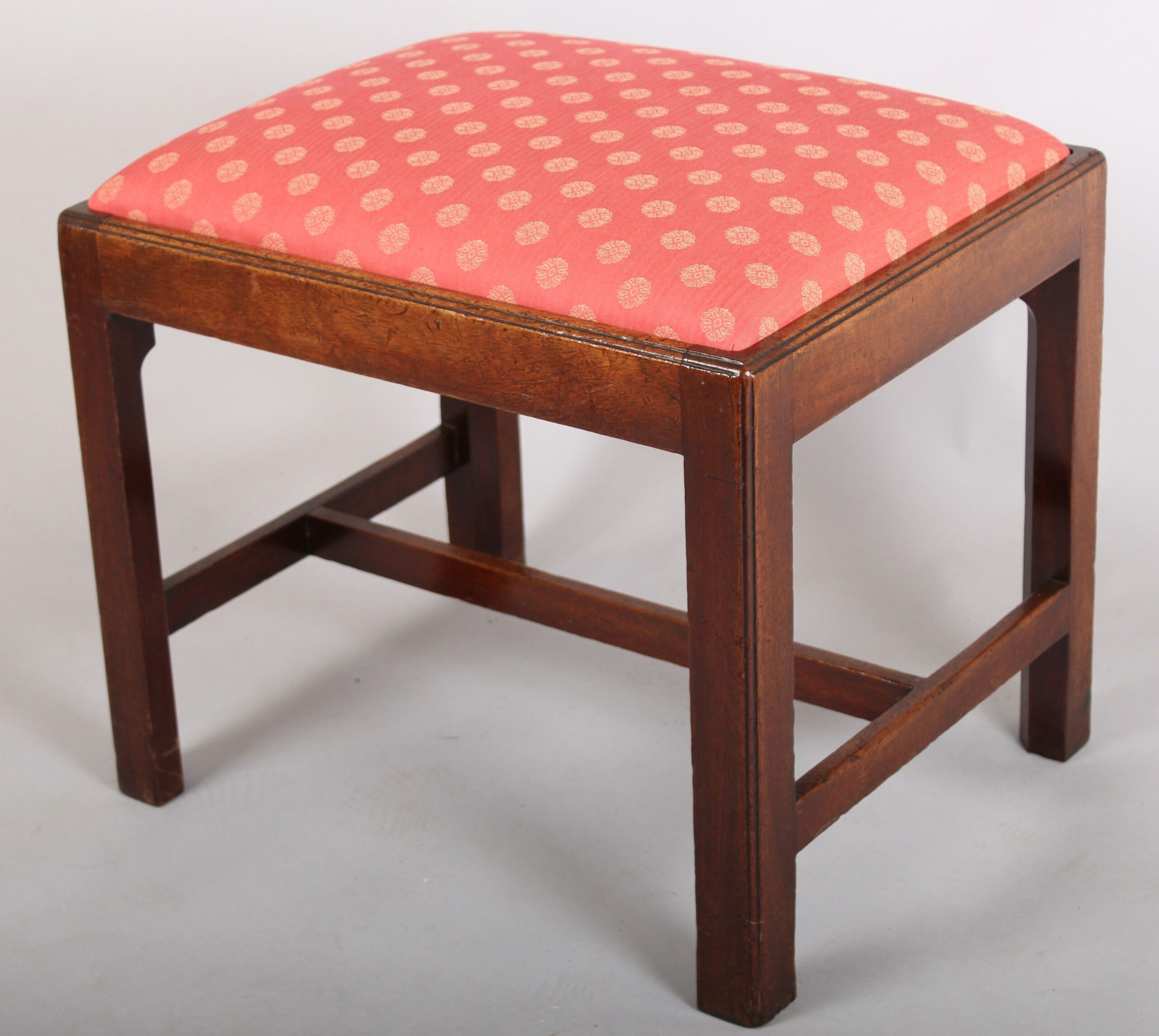 George III period mahogany stool