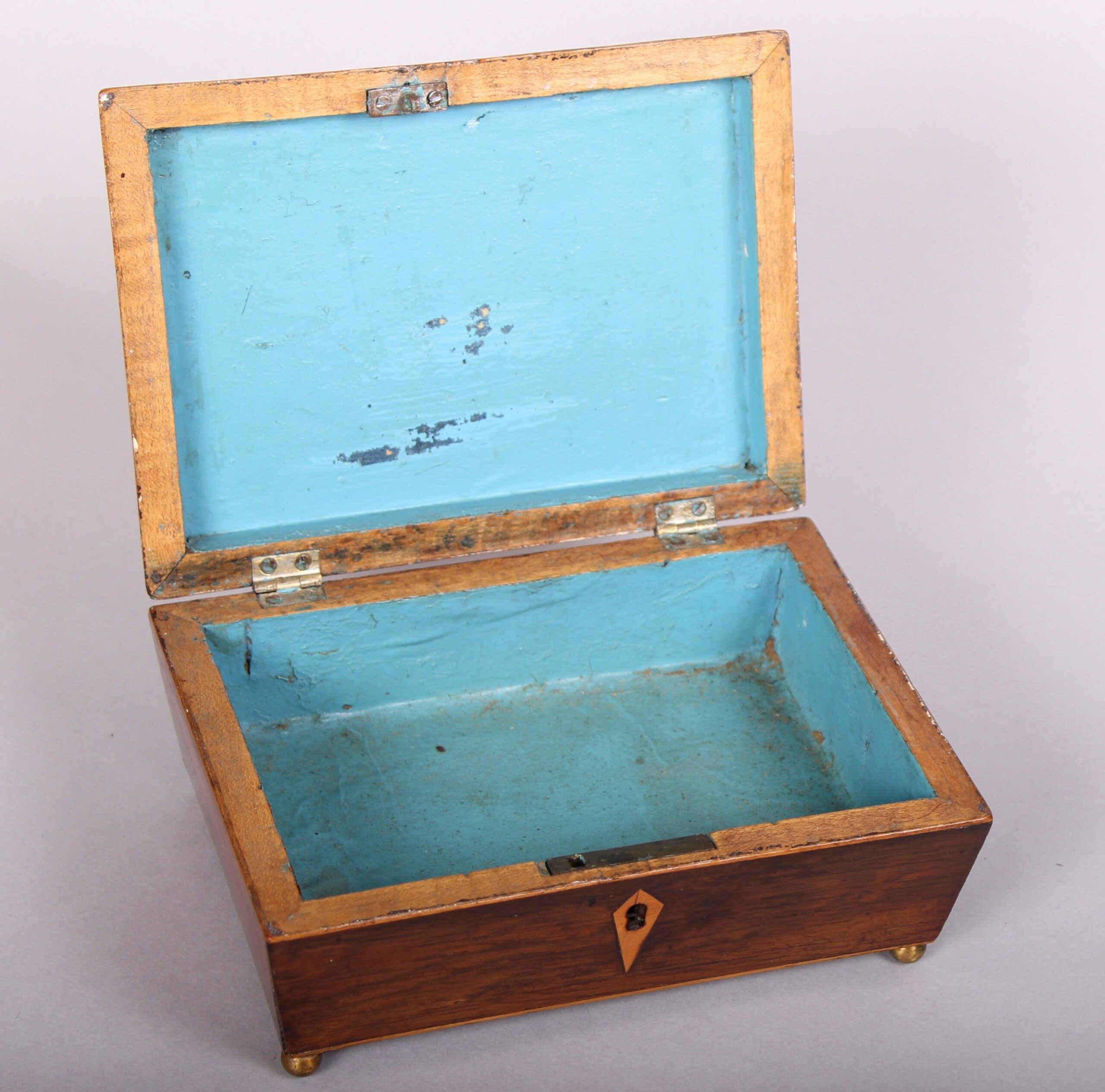 Regency rosewood small work-box