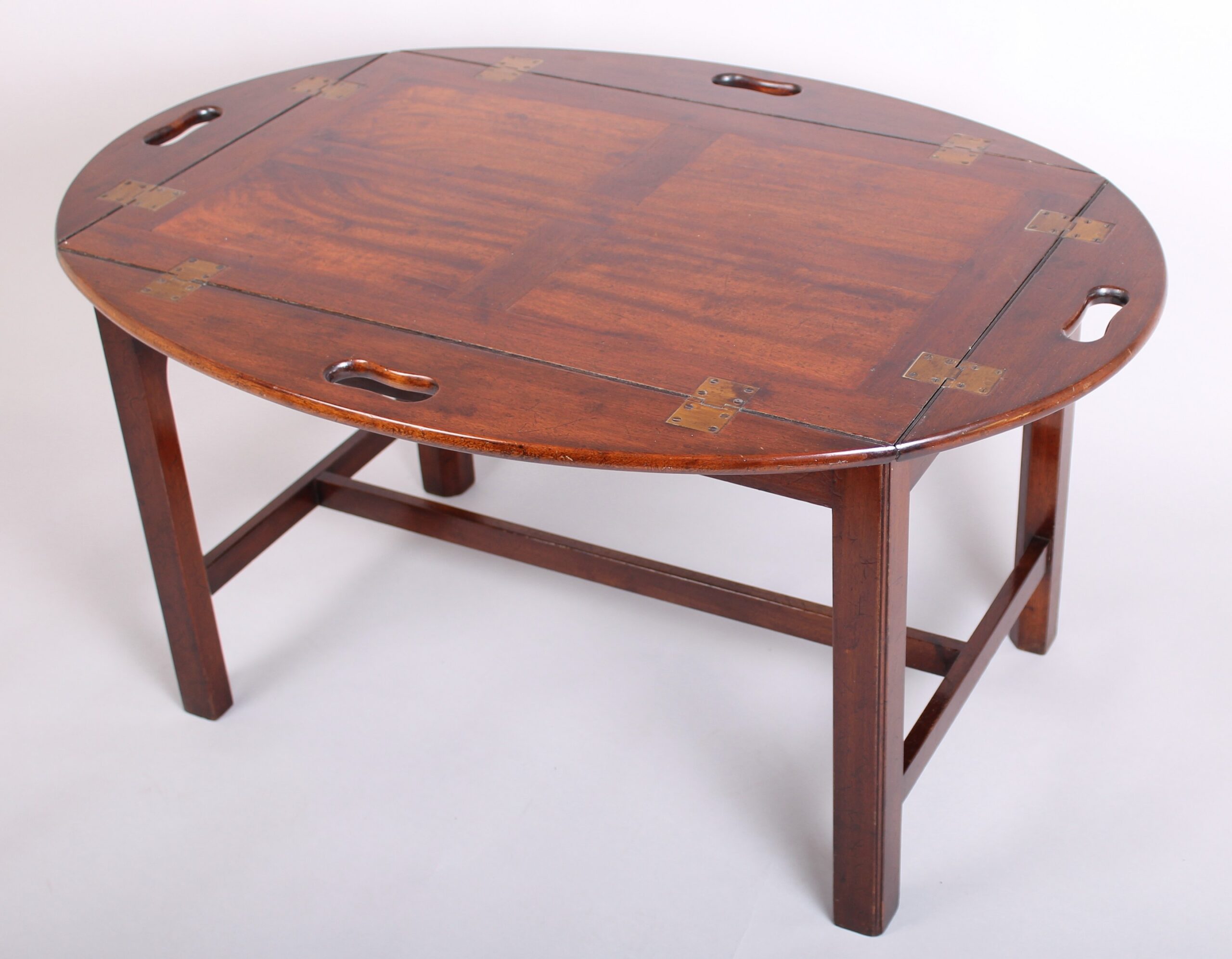 Early 19th century mahogany butler’s tray